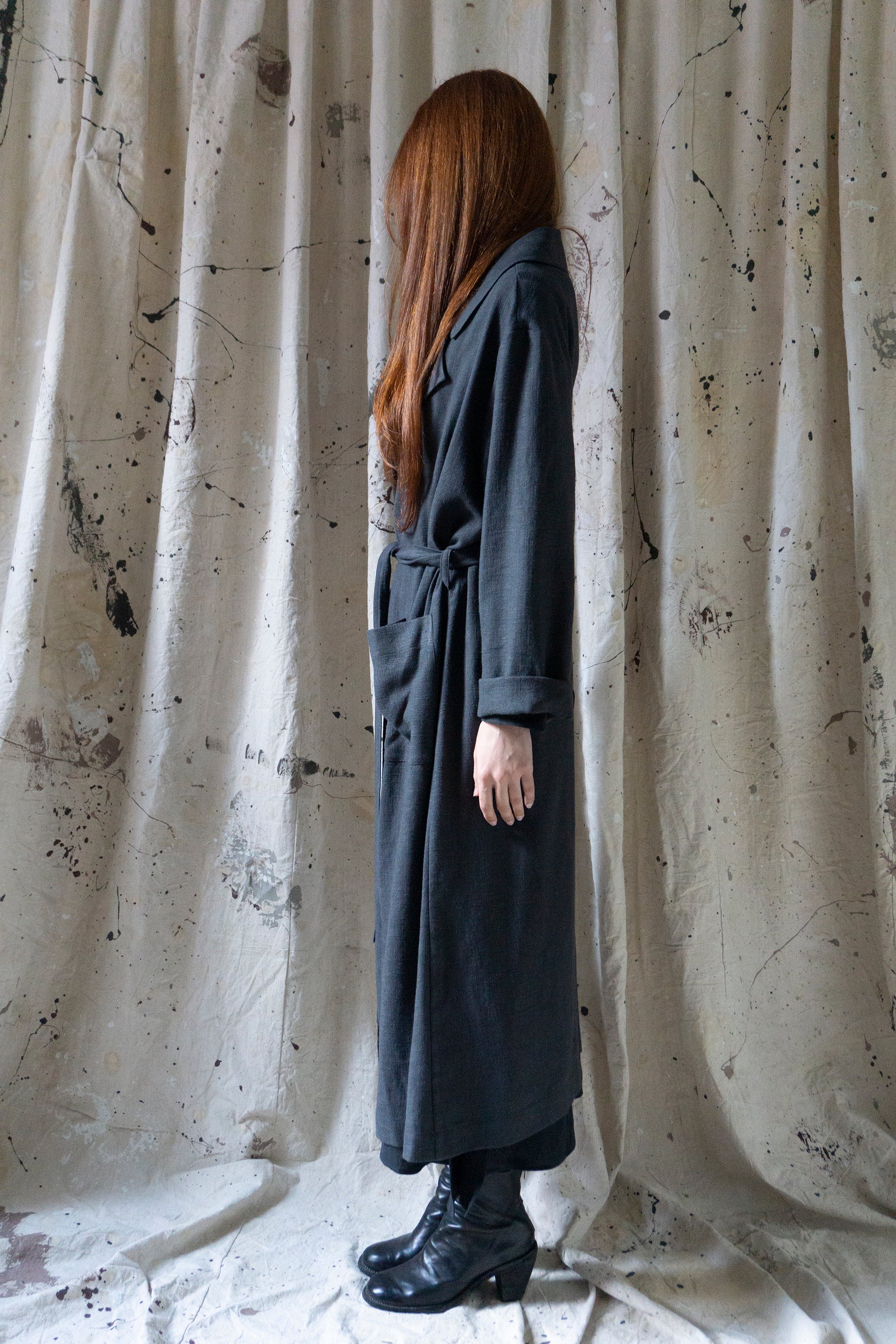 Alder Linen Jacket - Grey