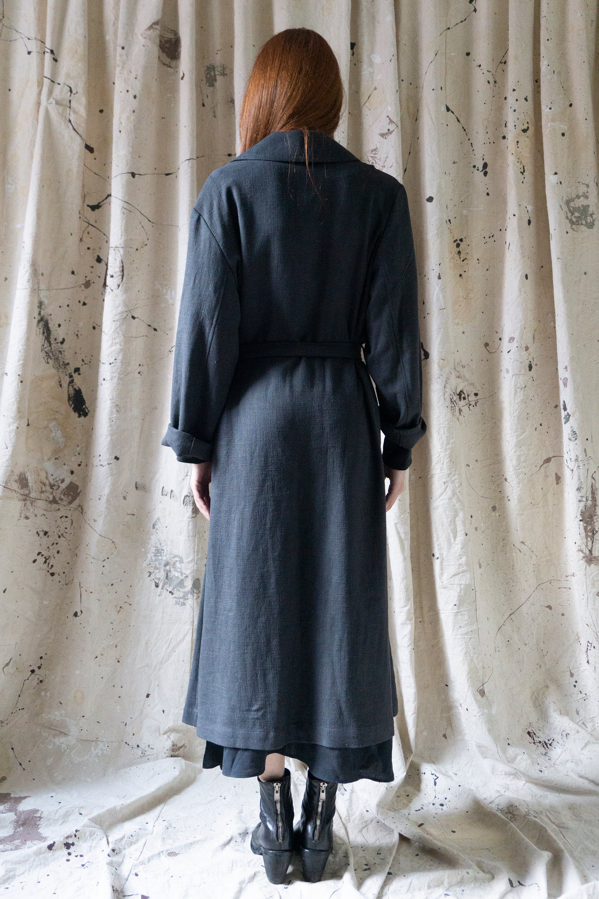 Alder Linen Jacket - Grey
