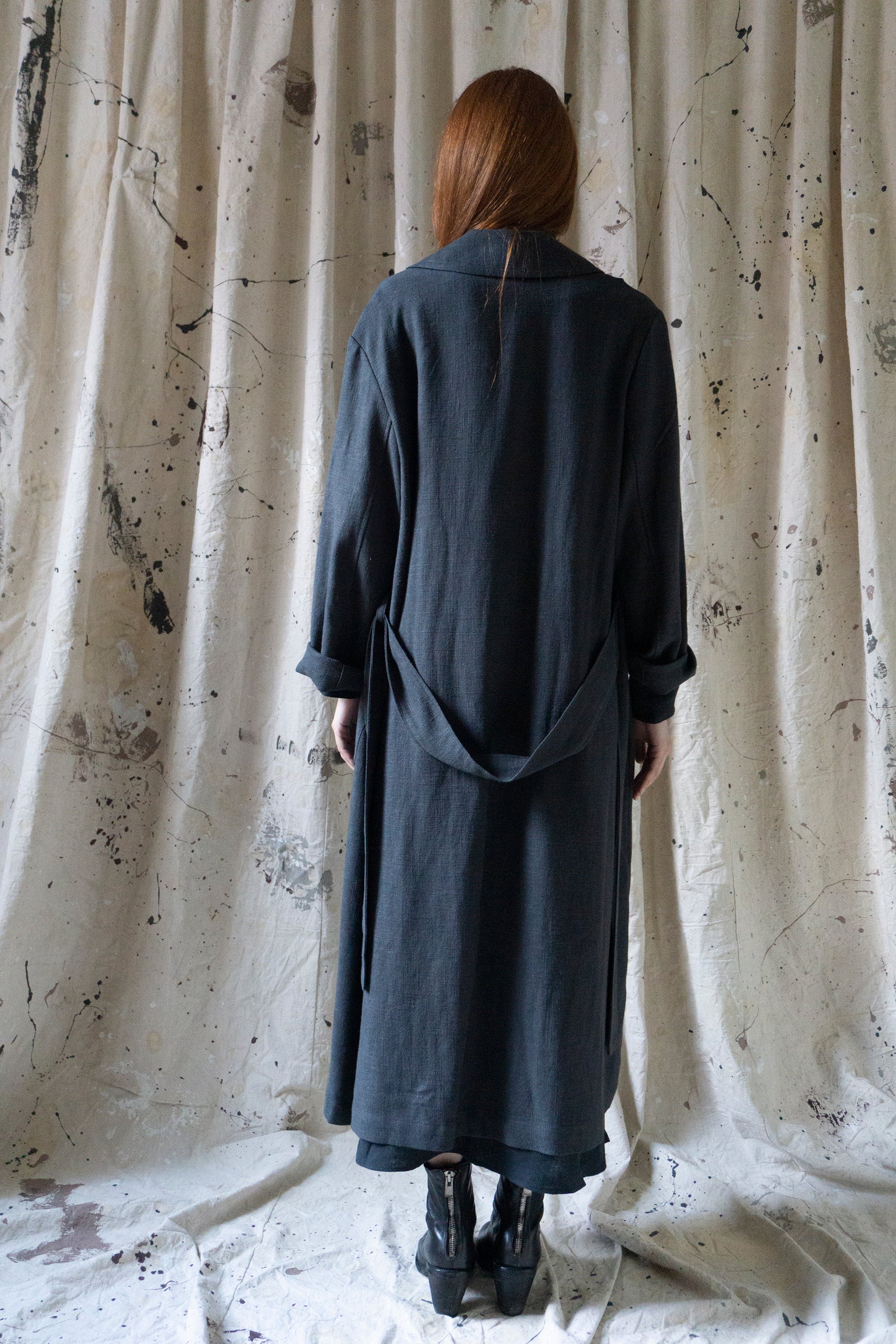 Alder Linen Jacket - Grey