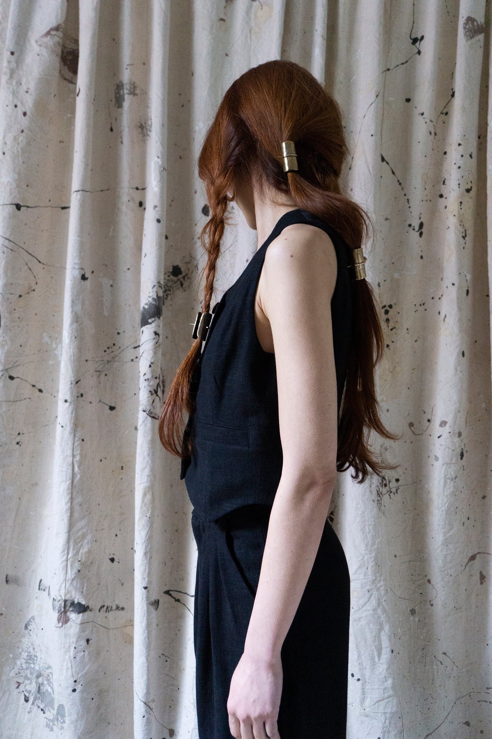 Gilet en Lin Ada - Noir