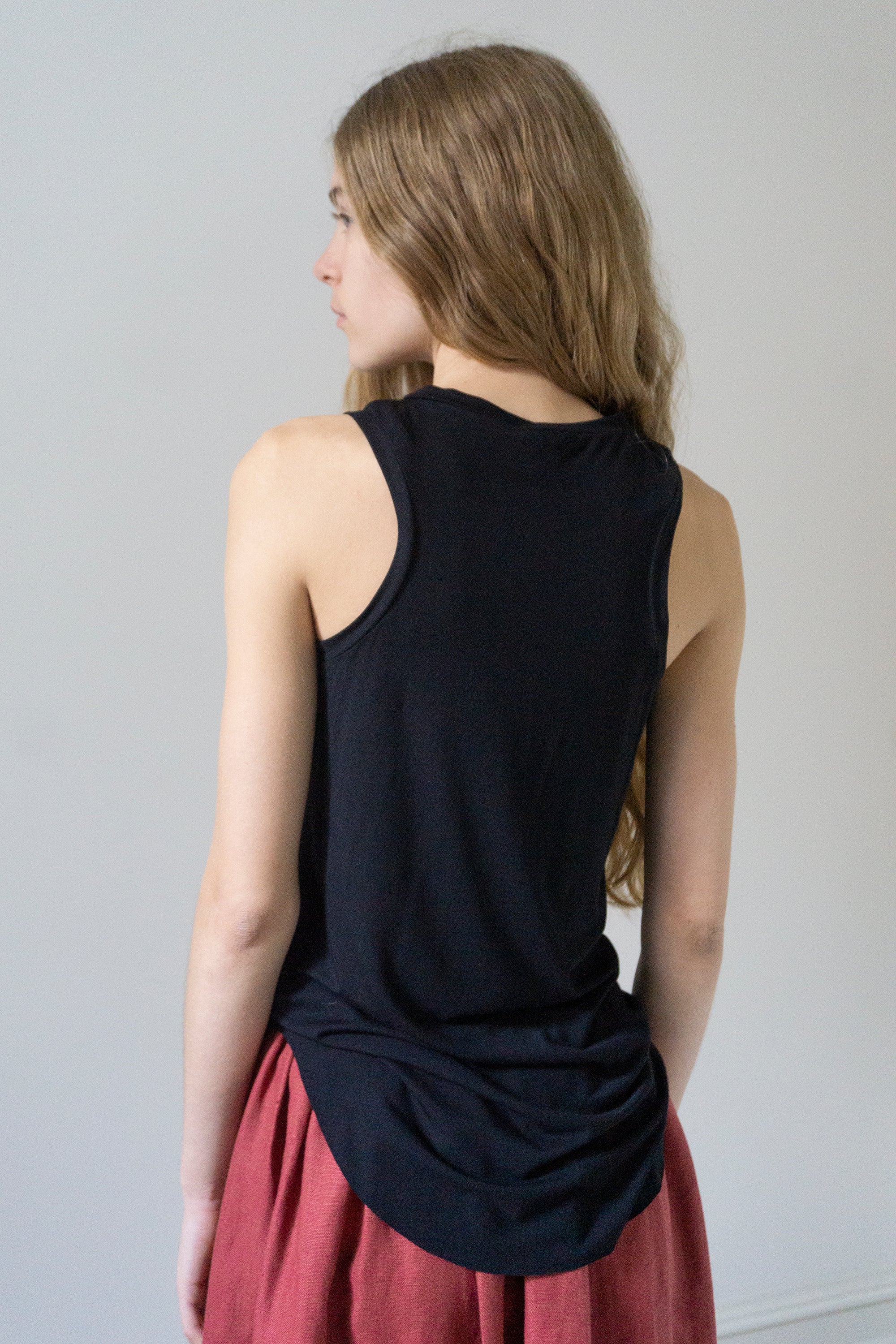 Jersey Tank Top - Black