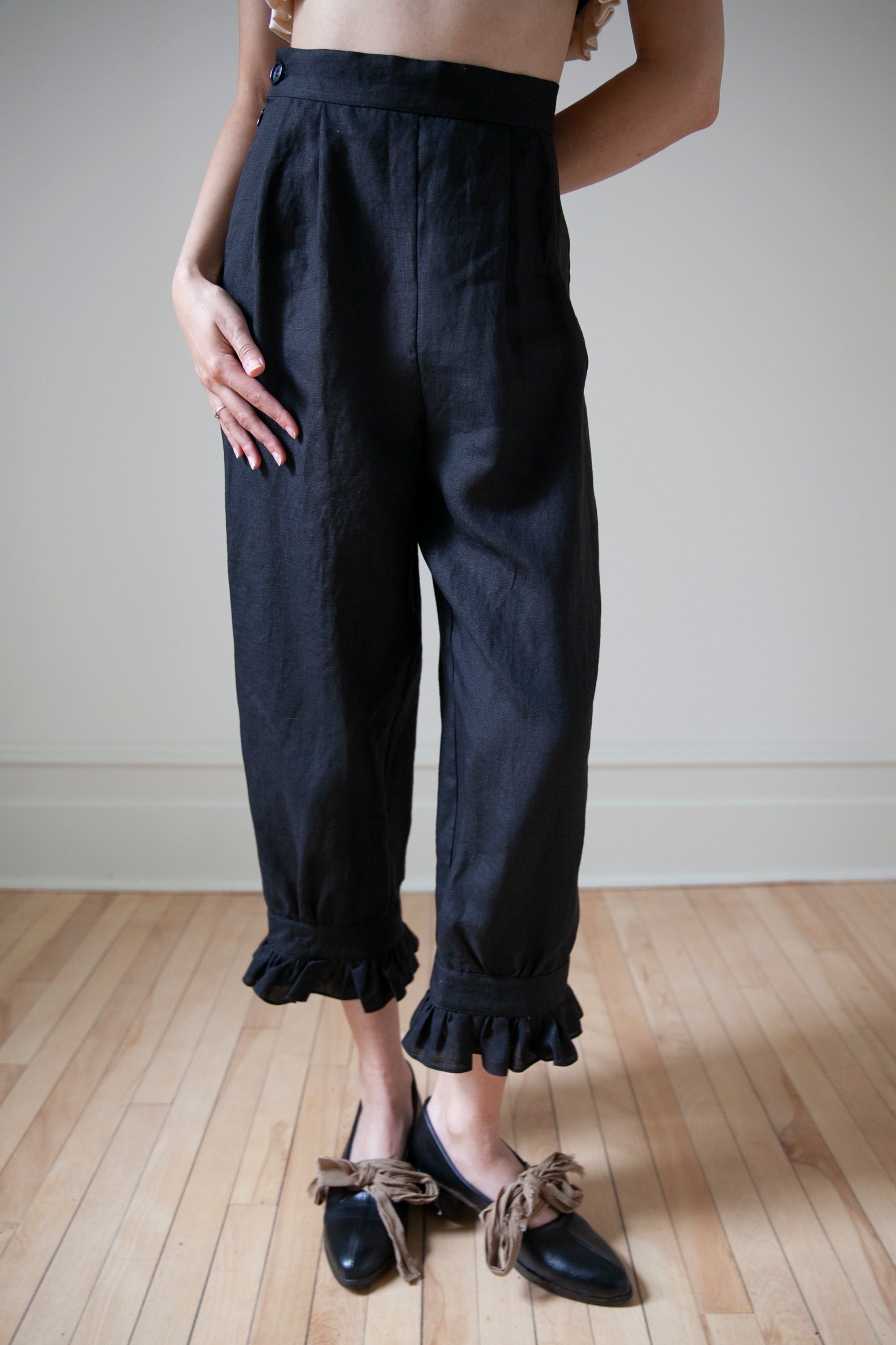 Linen Bloomers - Black