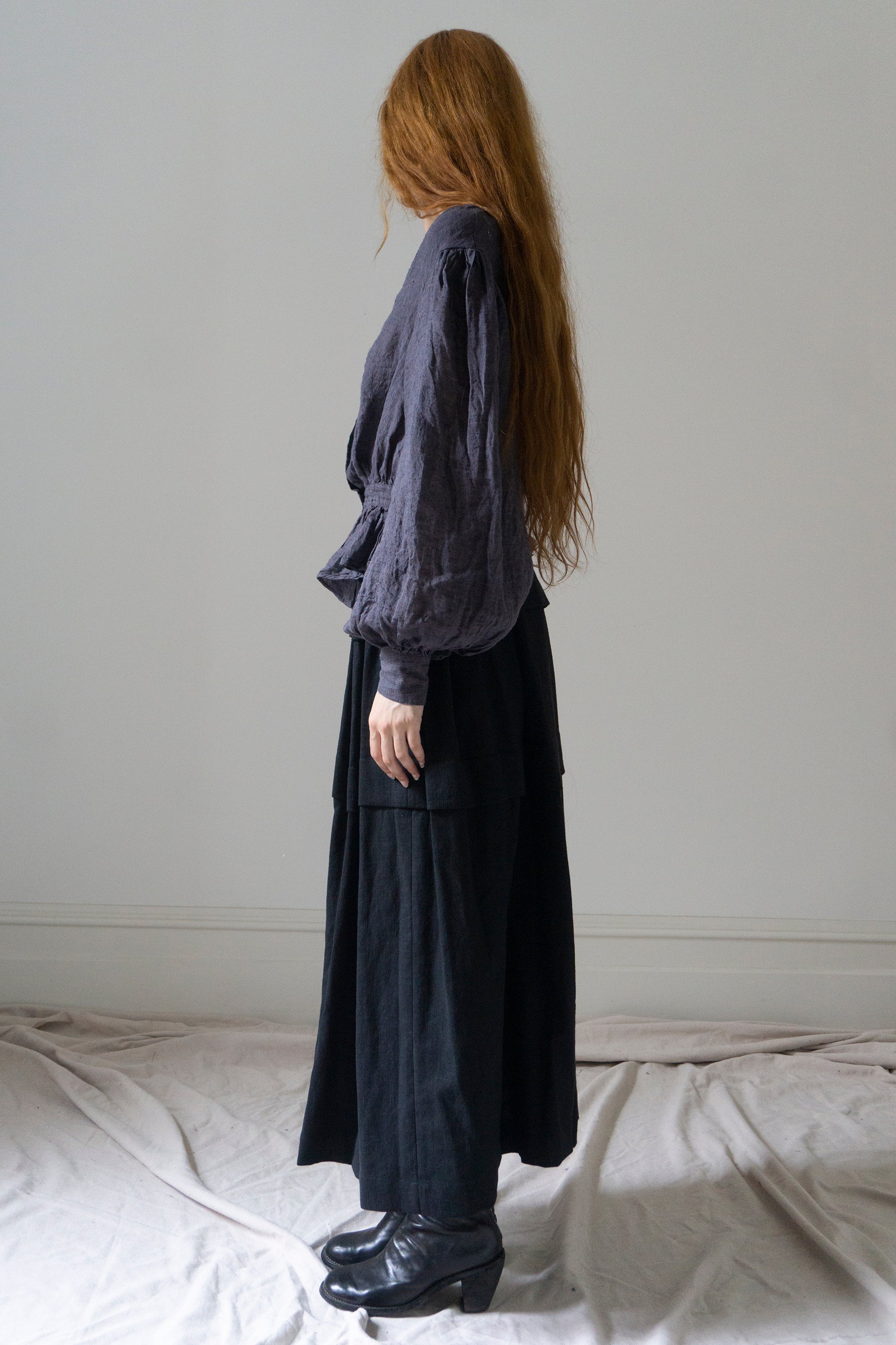 Jupe Carys - Lin noir