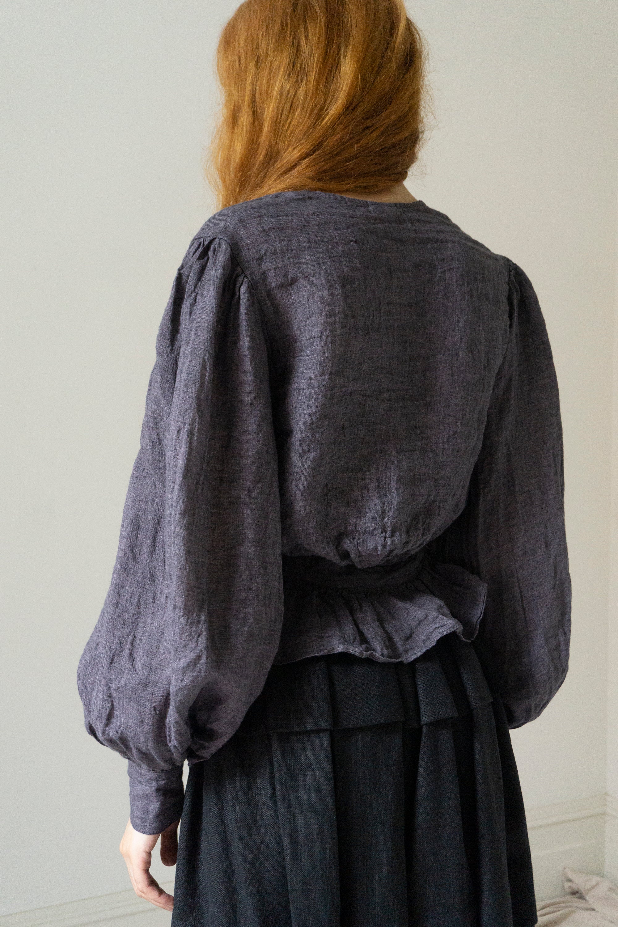 Celeste Linen Blouse - Sloe