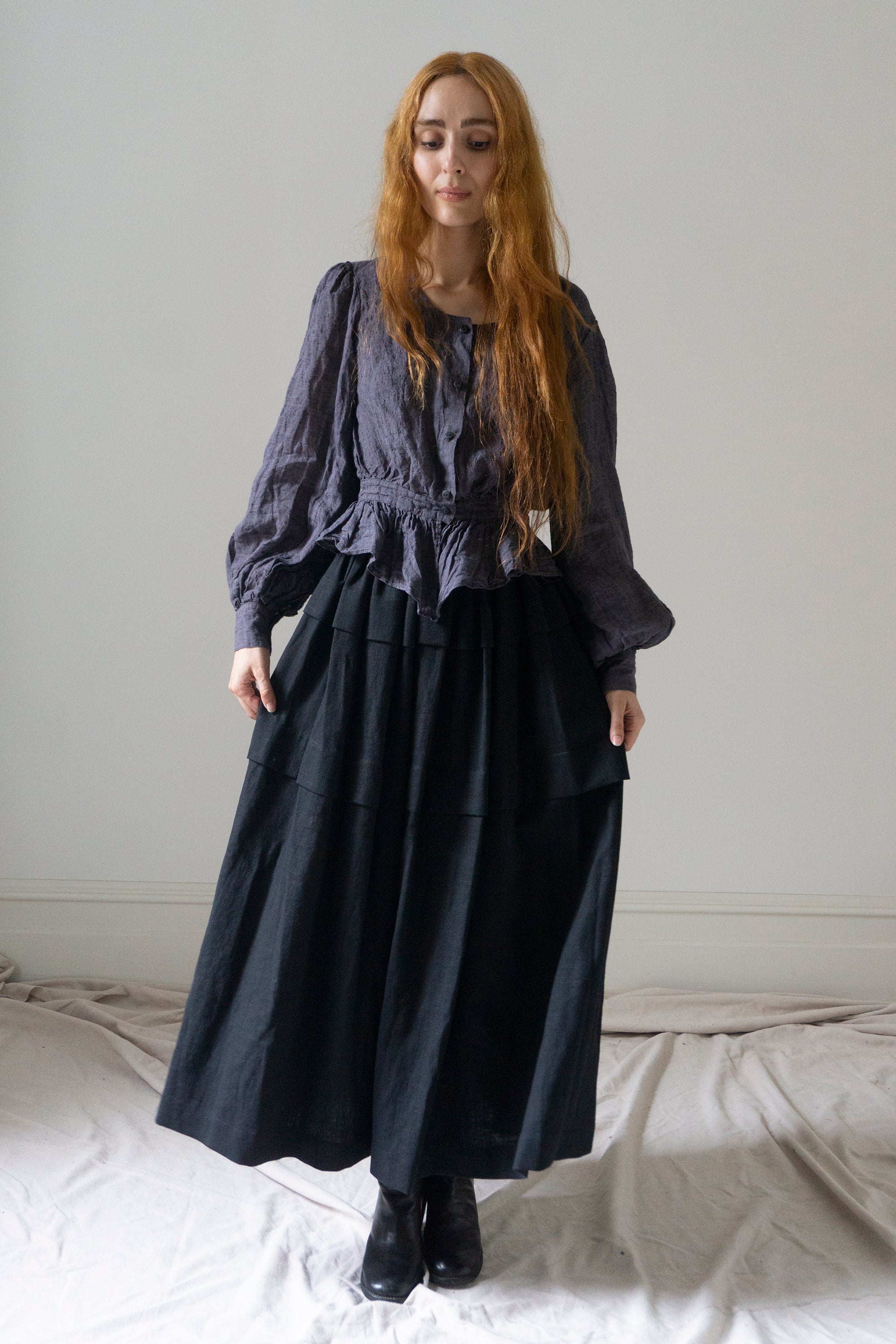 Celeste Linen Blouse - Sloe