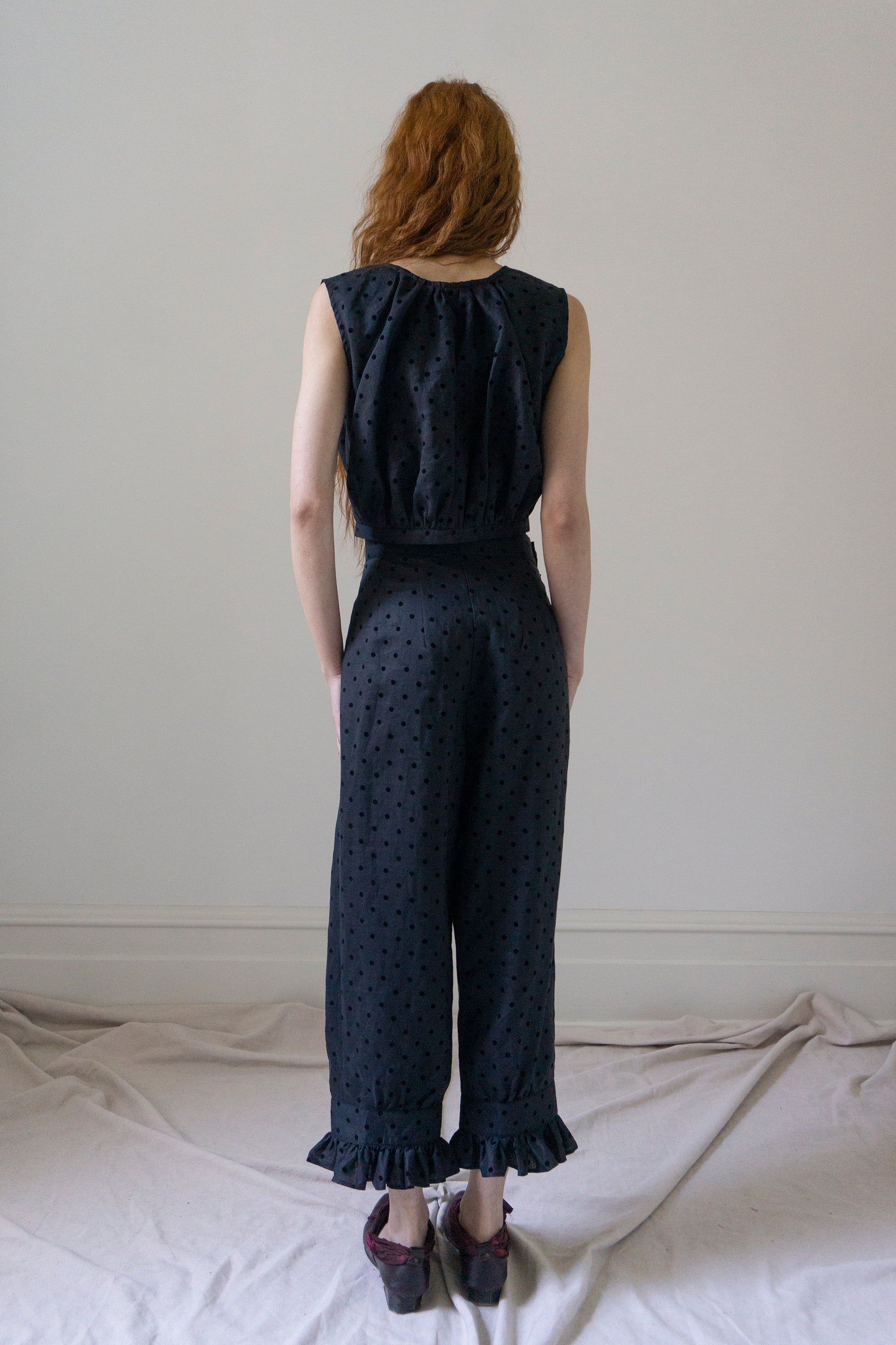 Ceres Bloomers en lin - Noir