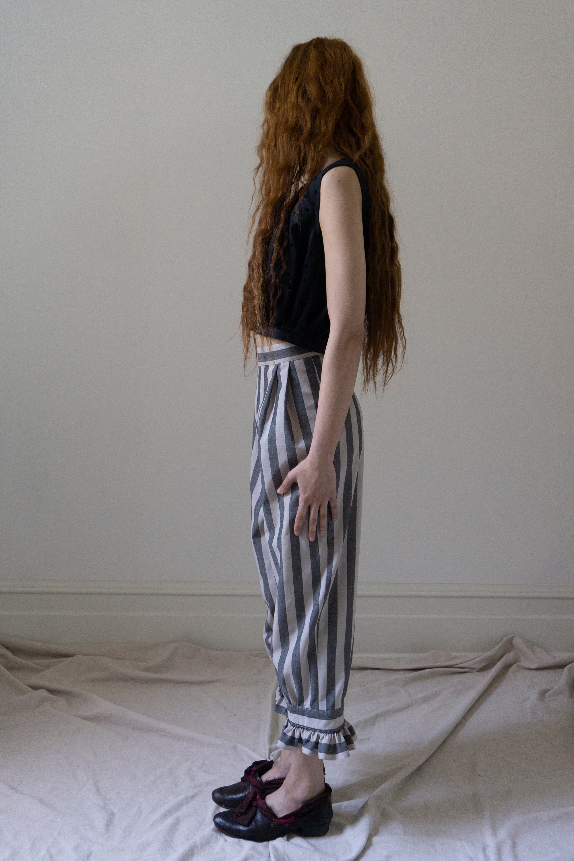 Ceres Bloomers en lin - Noir