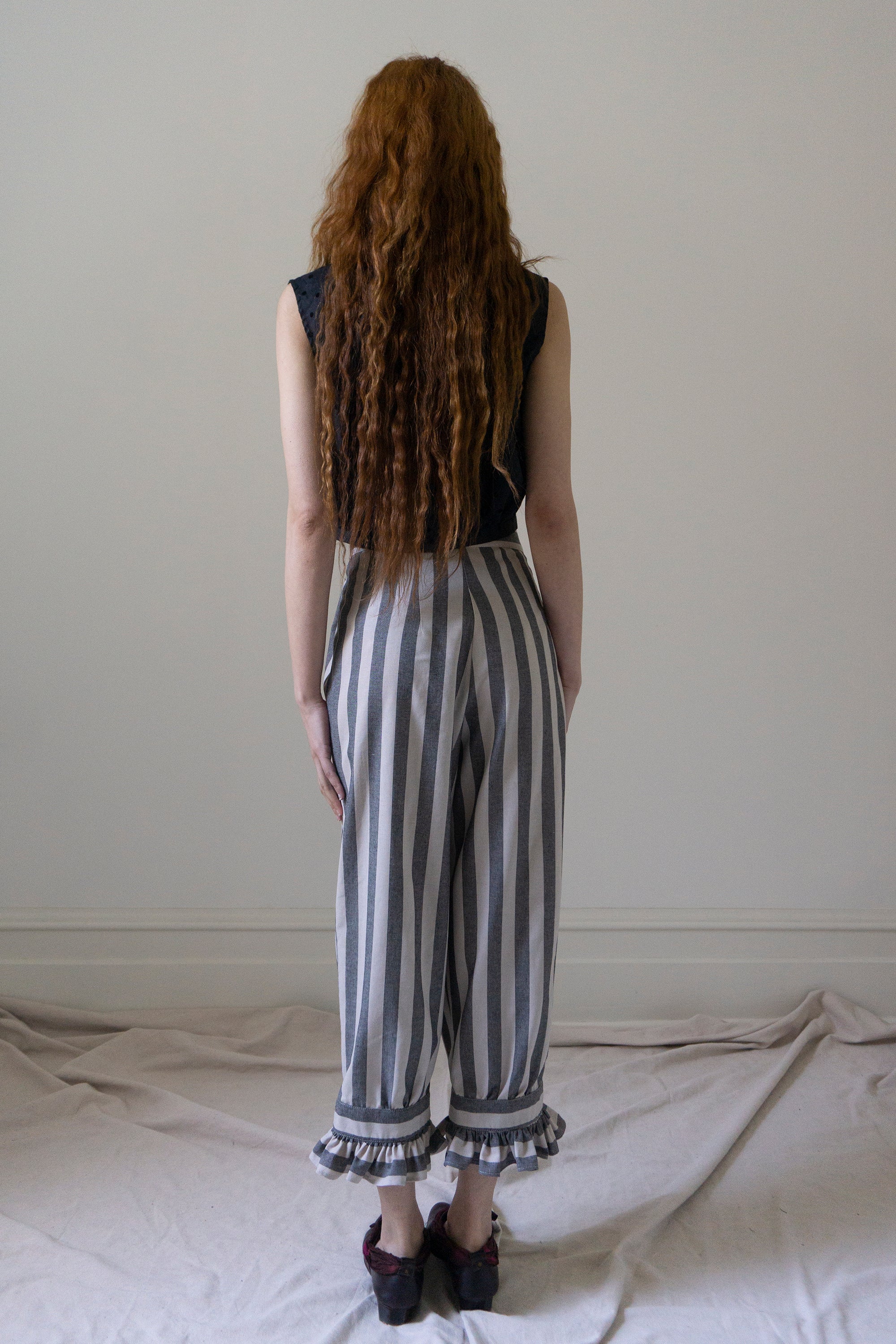 Ceres Bloomers en lin - Noir