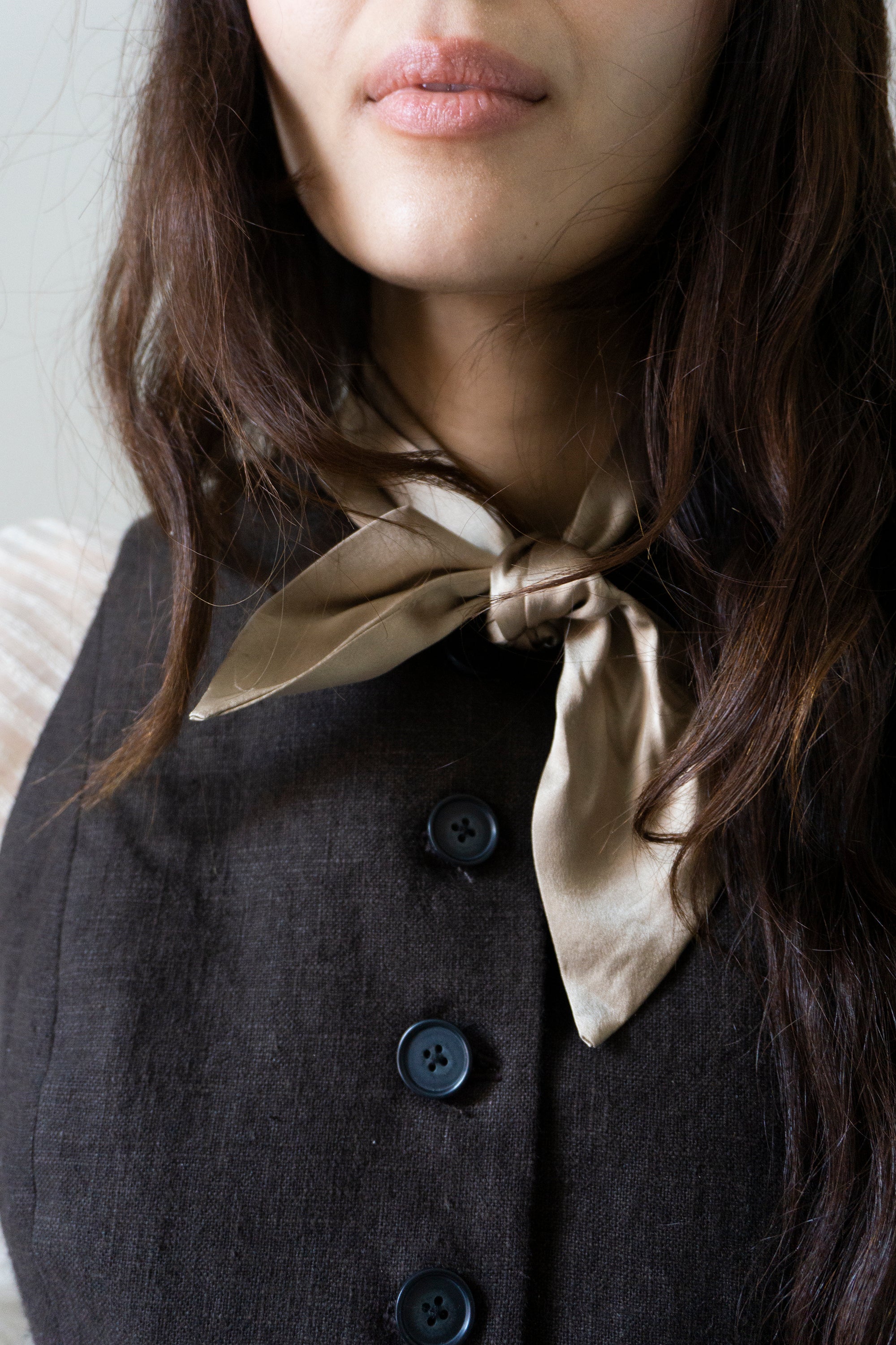 Silk Scarf - Champagne