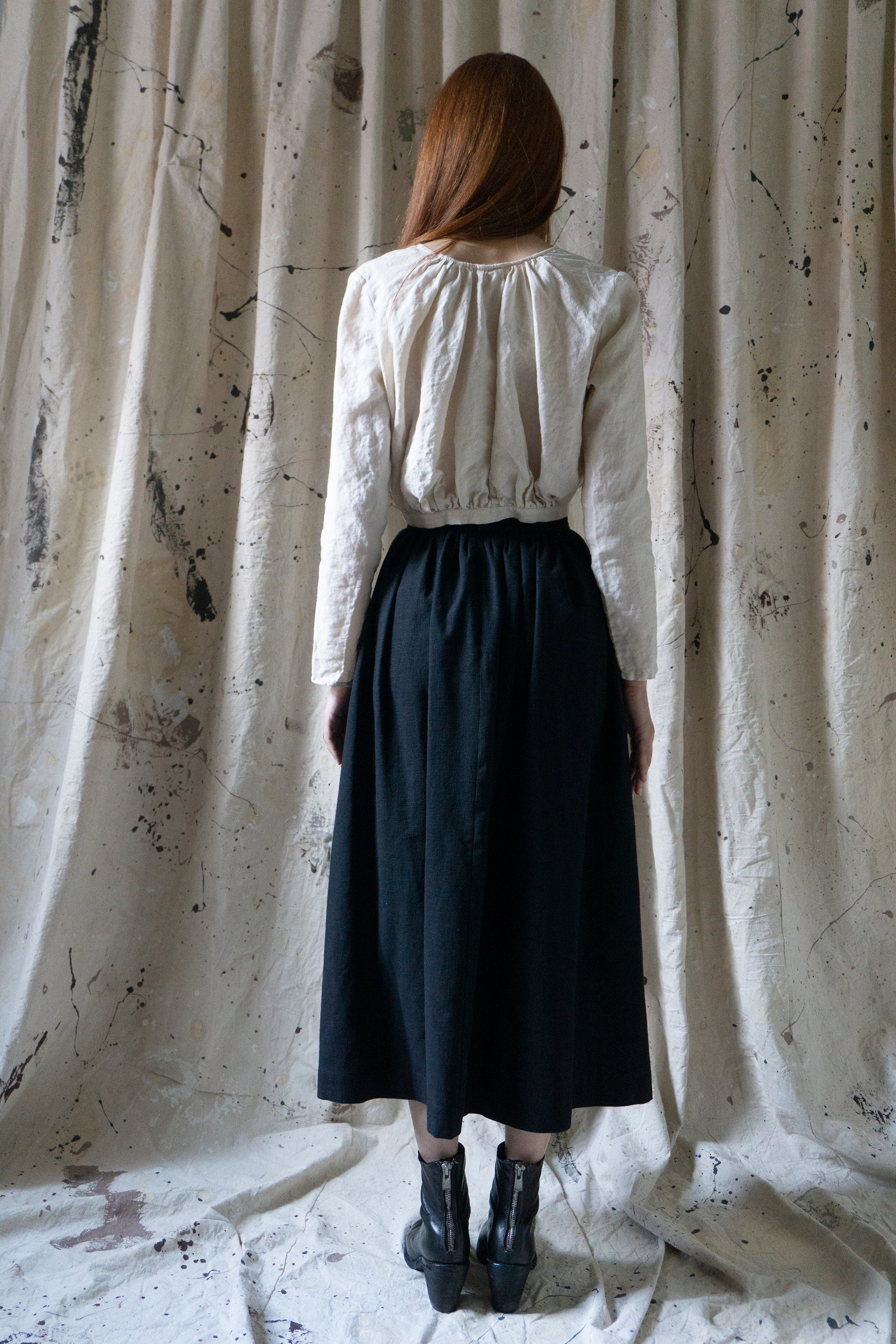 Callisto Top - Salt Linen