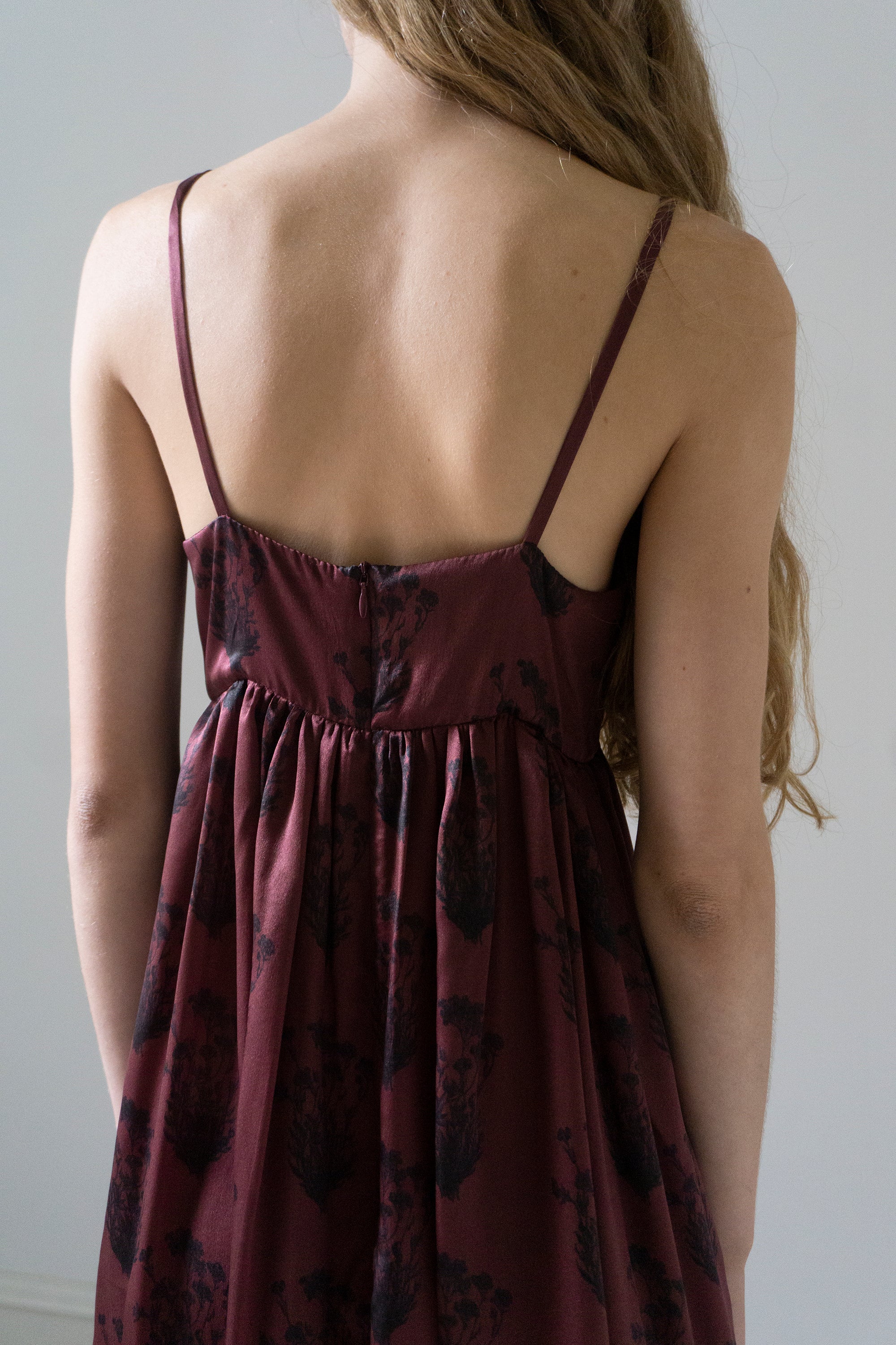 Proserpina Dress - Printed Silk Charmeuse