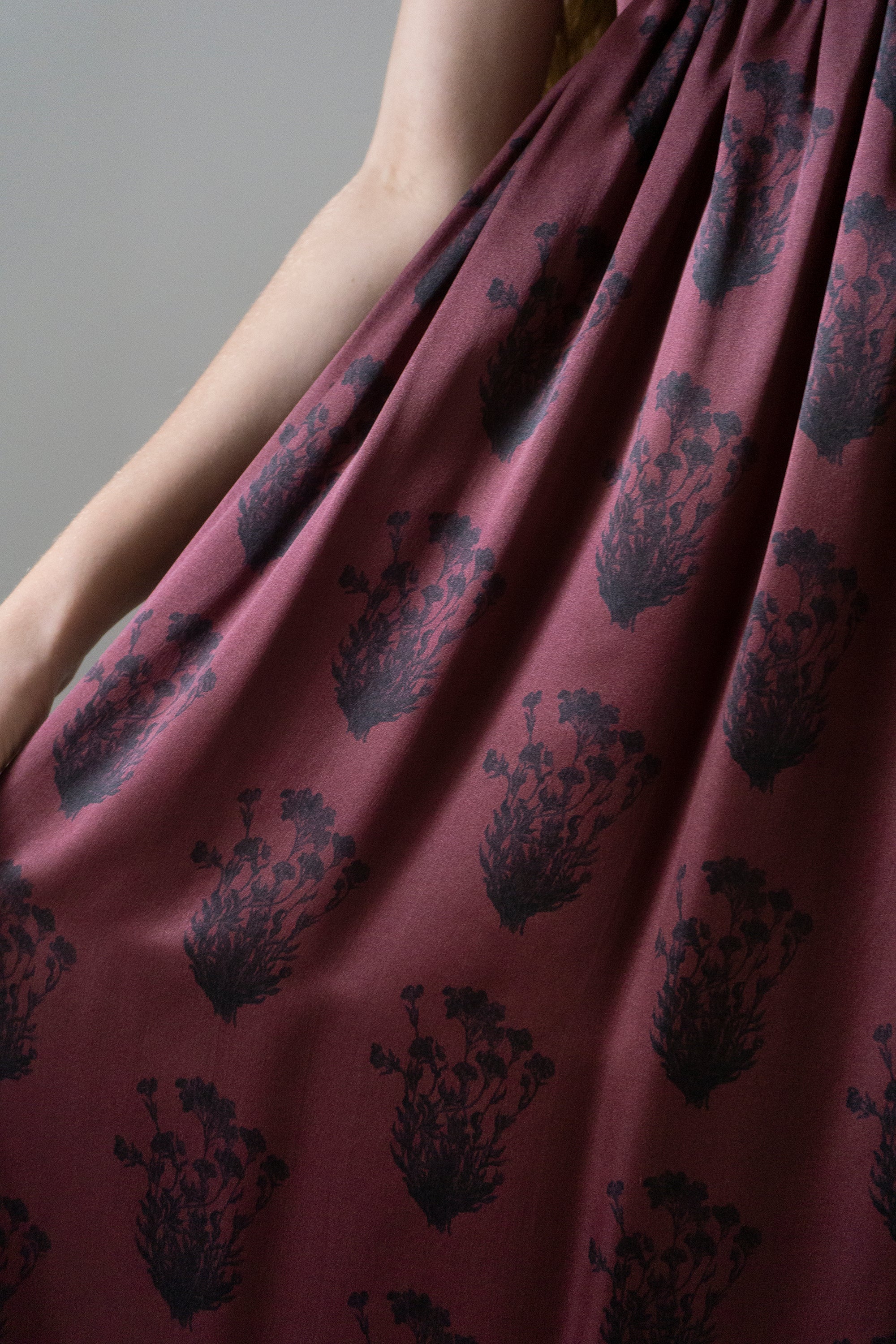 Proserpina Dress - Printed Silk Charmeuse