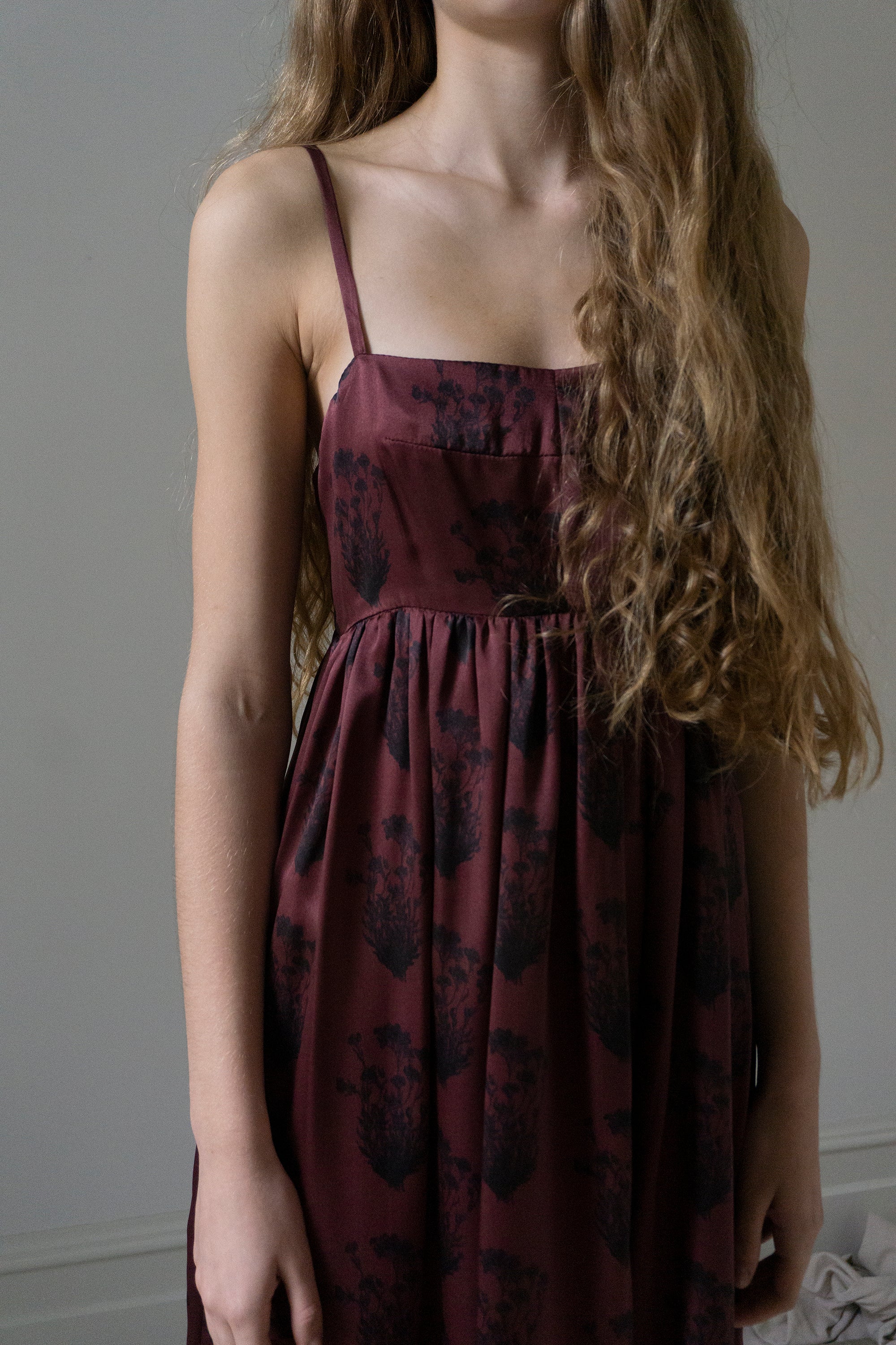 Proserpina Dress - Printed Silk Charmeuse