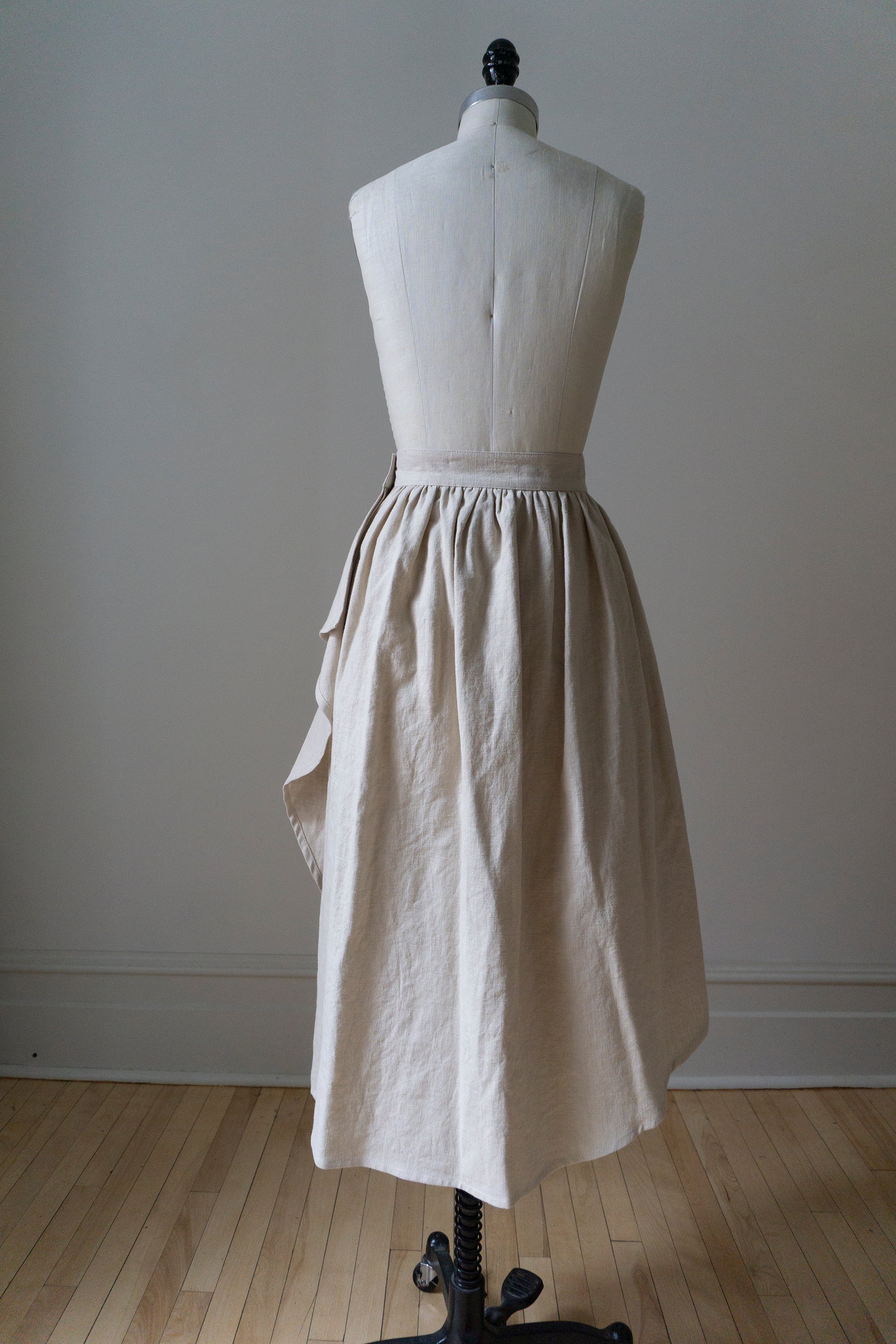 Fenna Linen Skirt- Chalk (SIZE S)