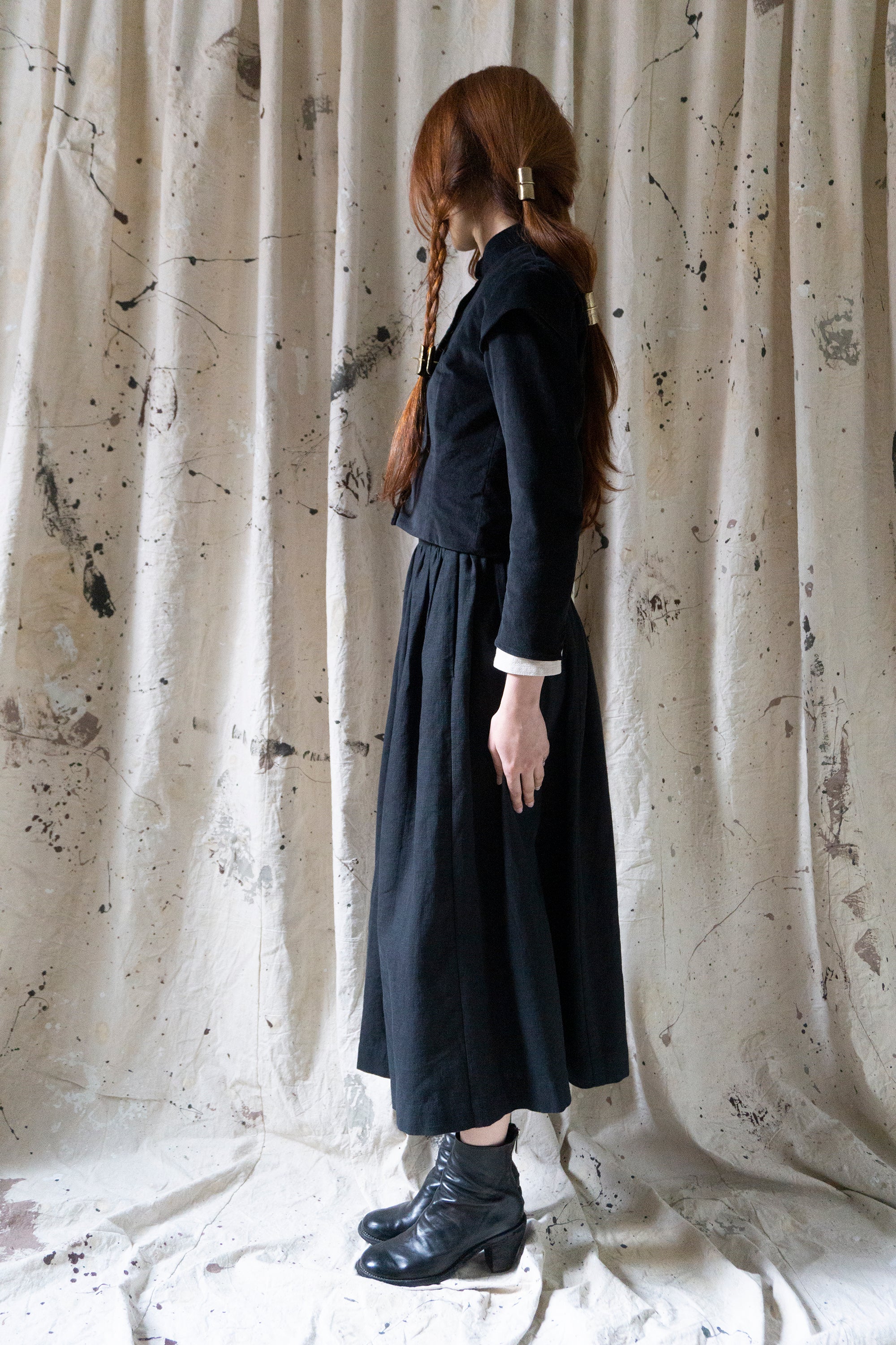 Guinevere Jacket - Black Velvet