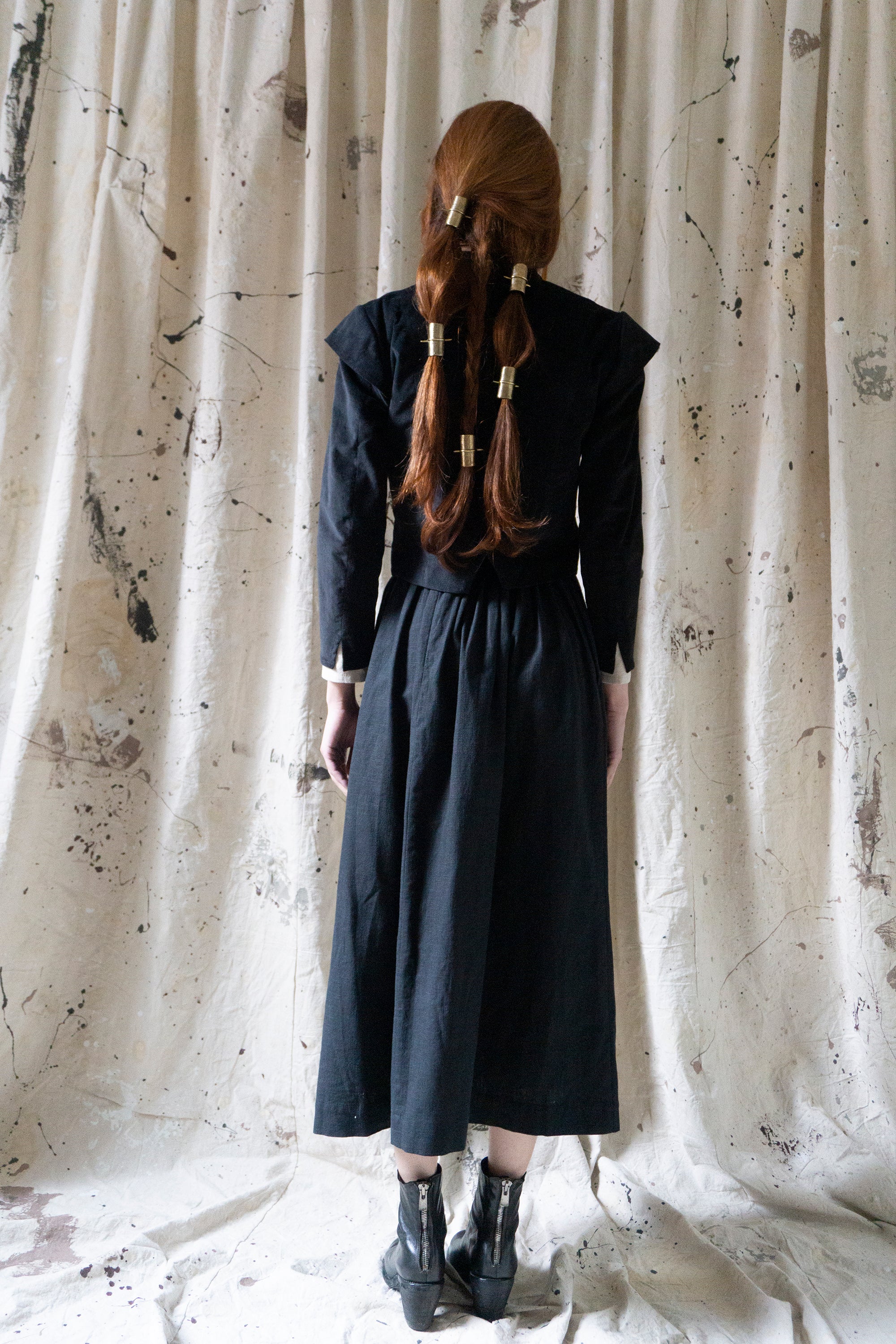 Guinevere Jacket - Black Velvet