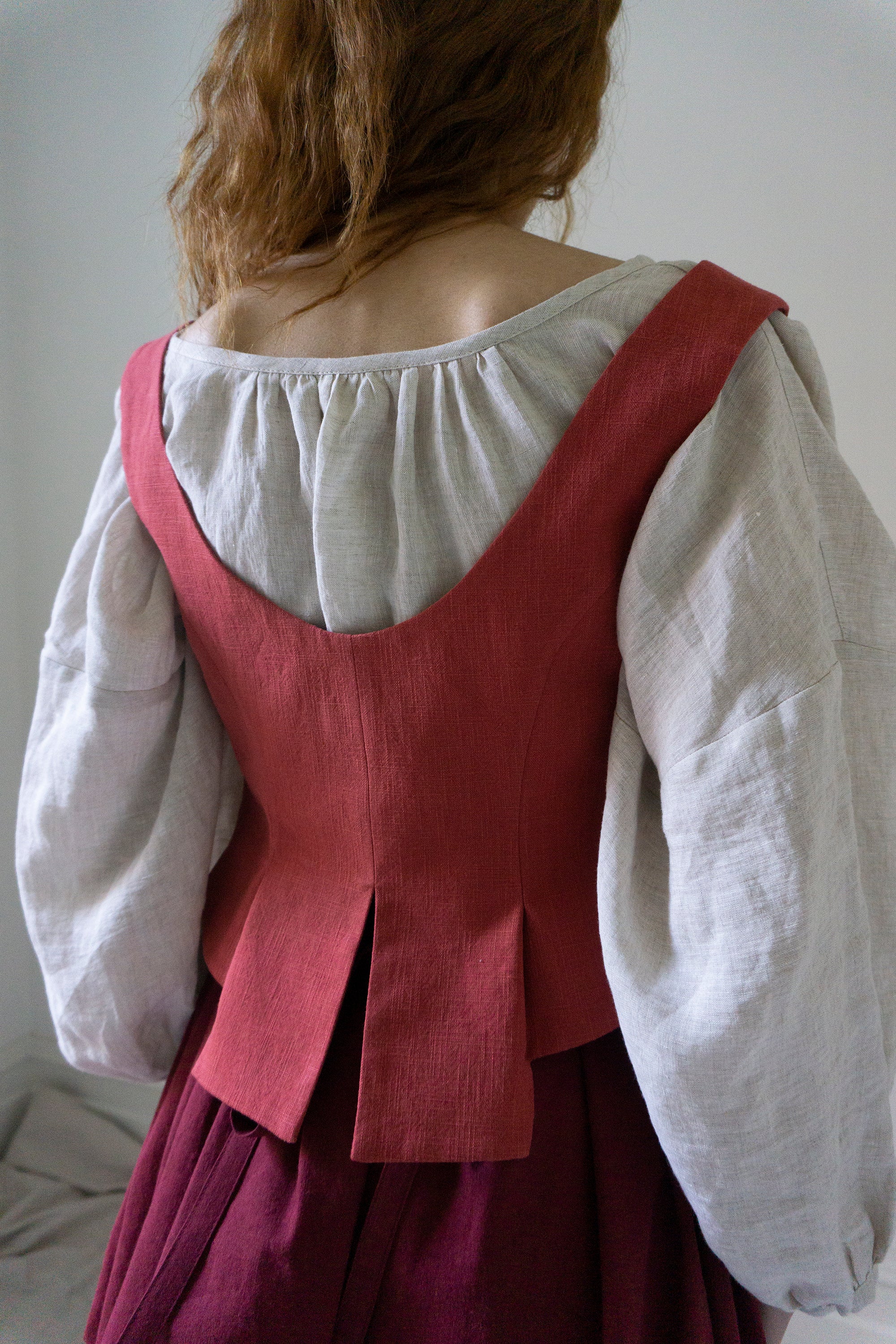 Hawthorne Bodice - Cerise