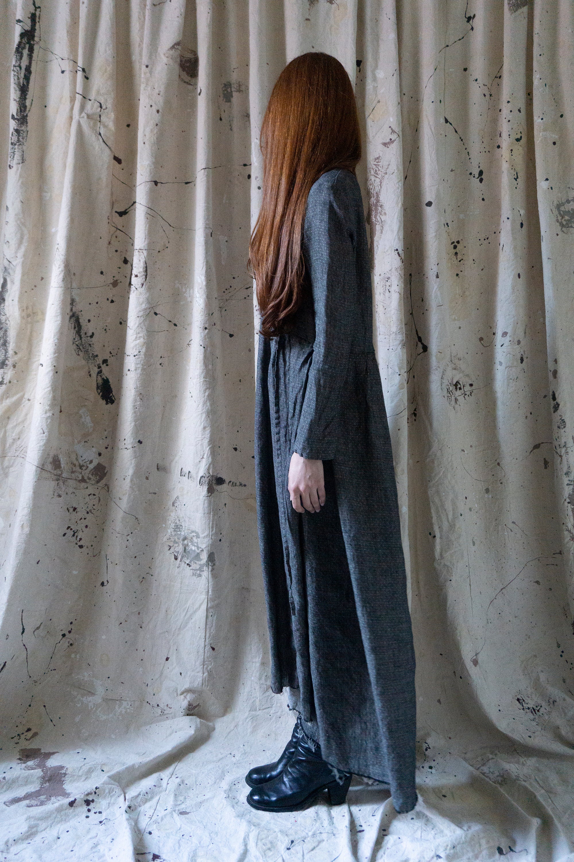 Heloise Linen Dress - Yarn Dye