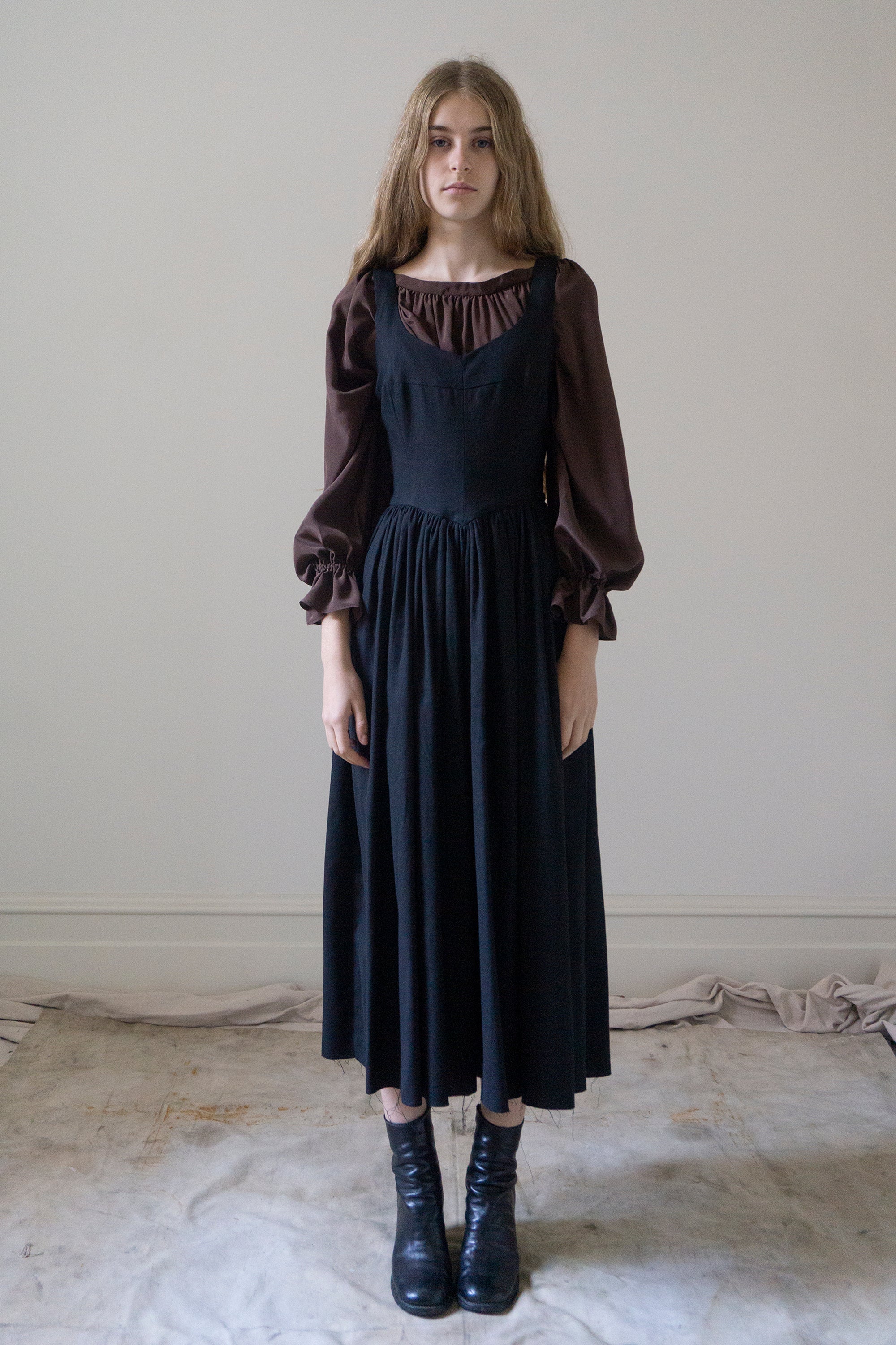 Mariposa Silk Blouse - Cocoa