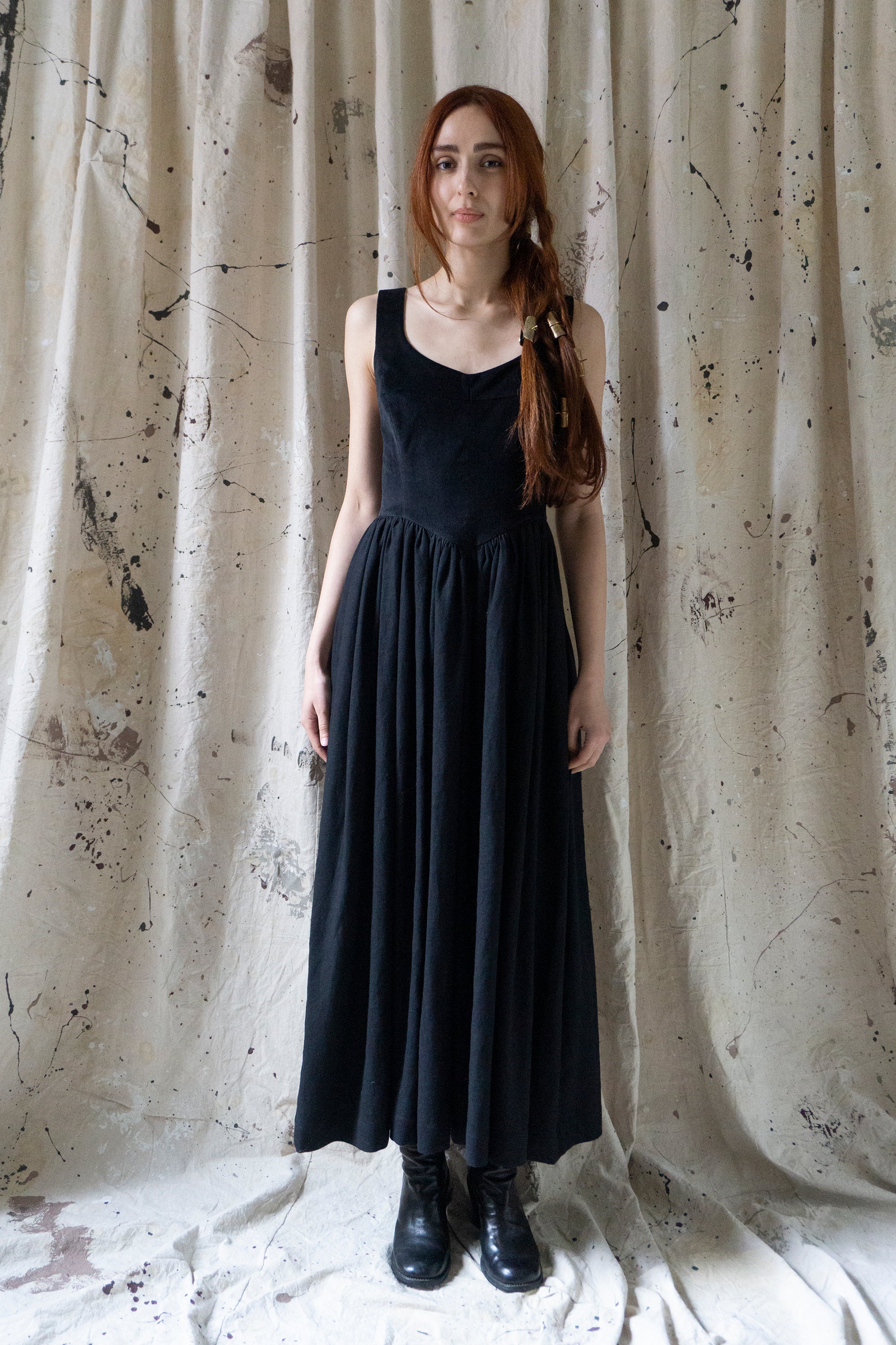 Hemlock Dress - Black Velvet