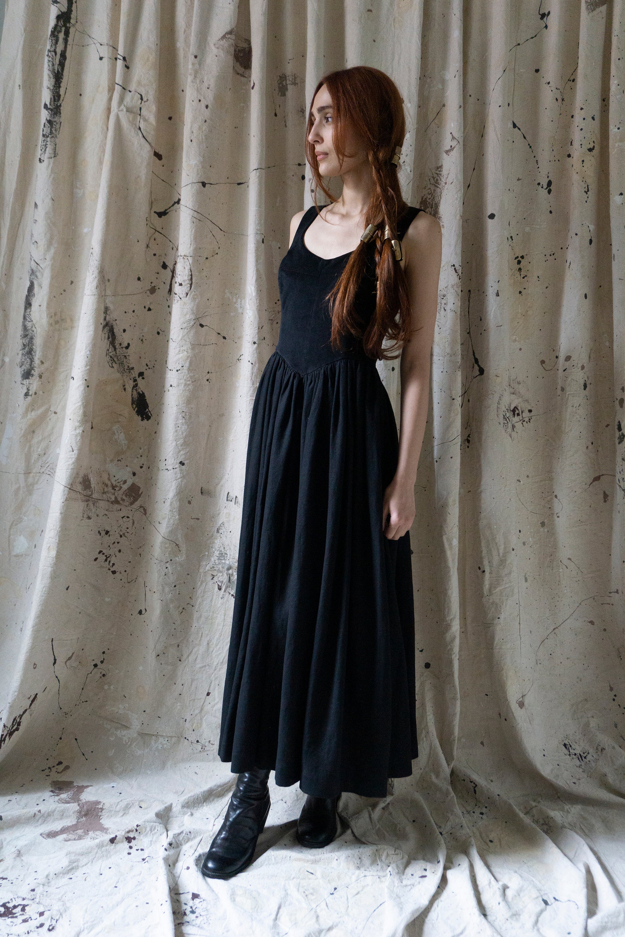 Hemlock Dress - Black Velvet