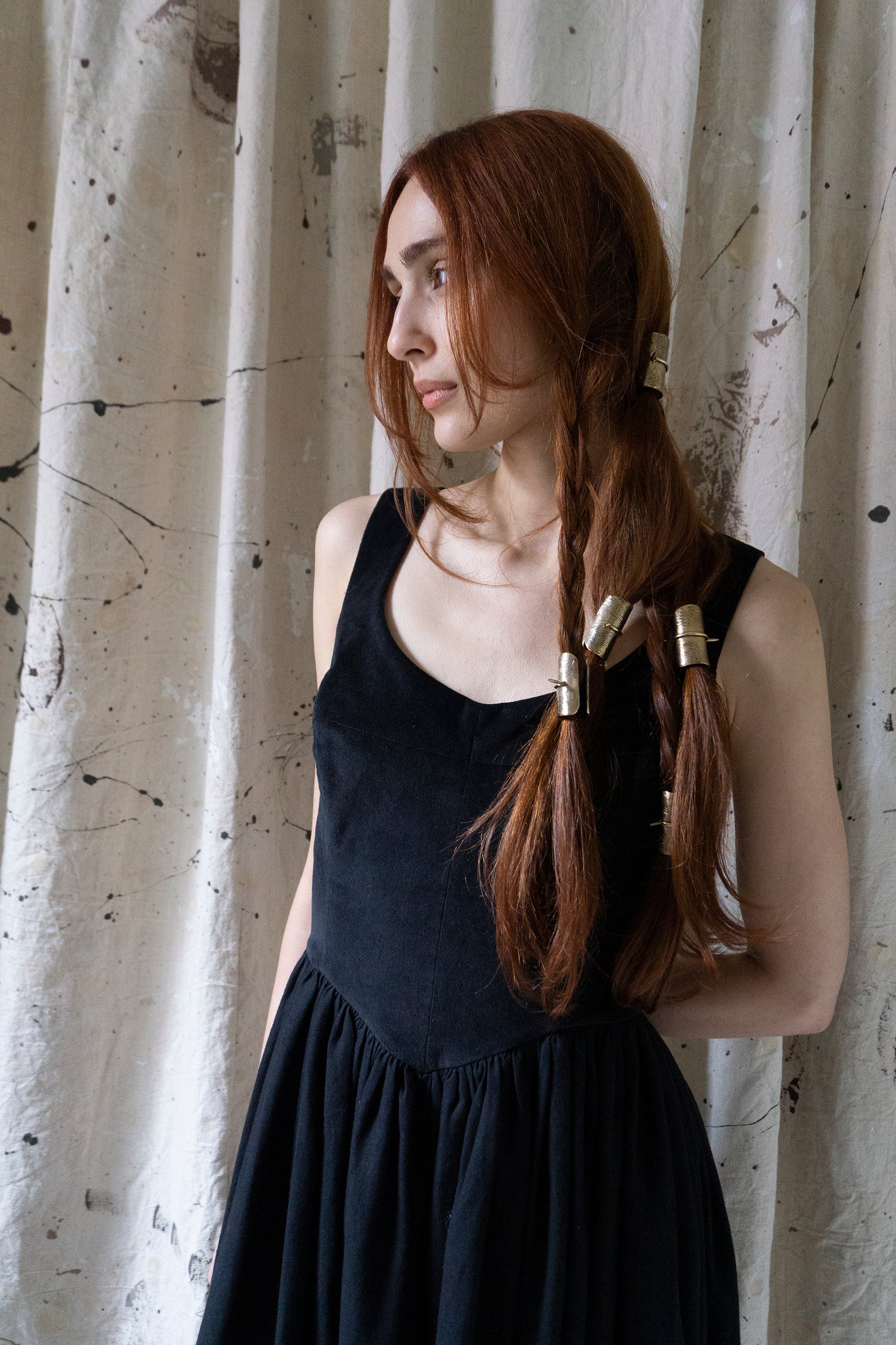 Hemlock Dress - Black Velvet