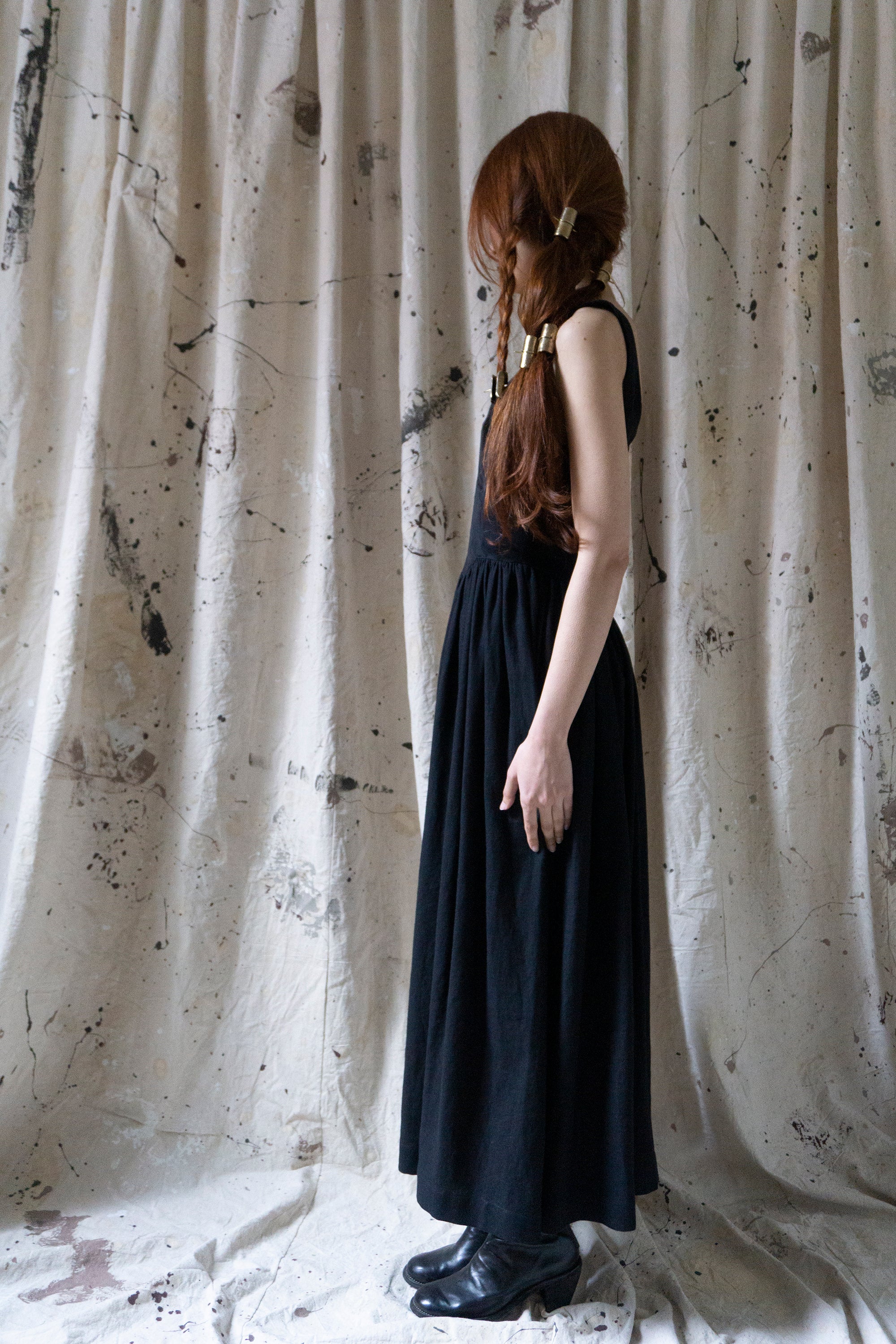 Hemlock Dress - Black Velvet