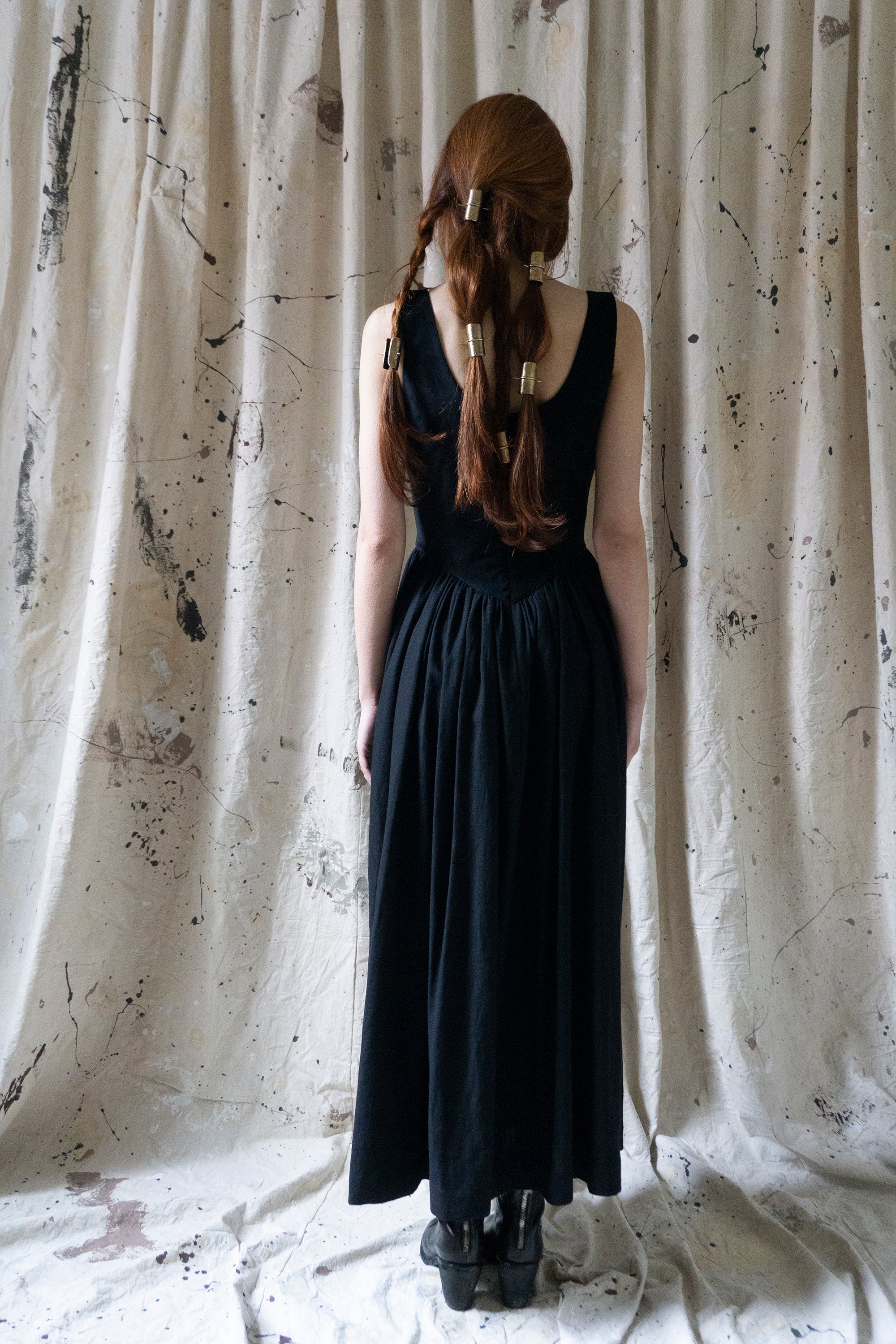 Hemlock Dress - Black Velvet