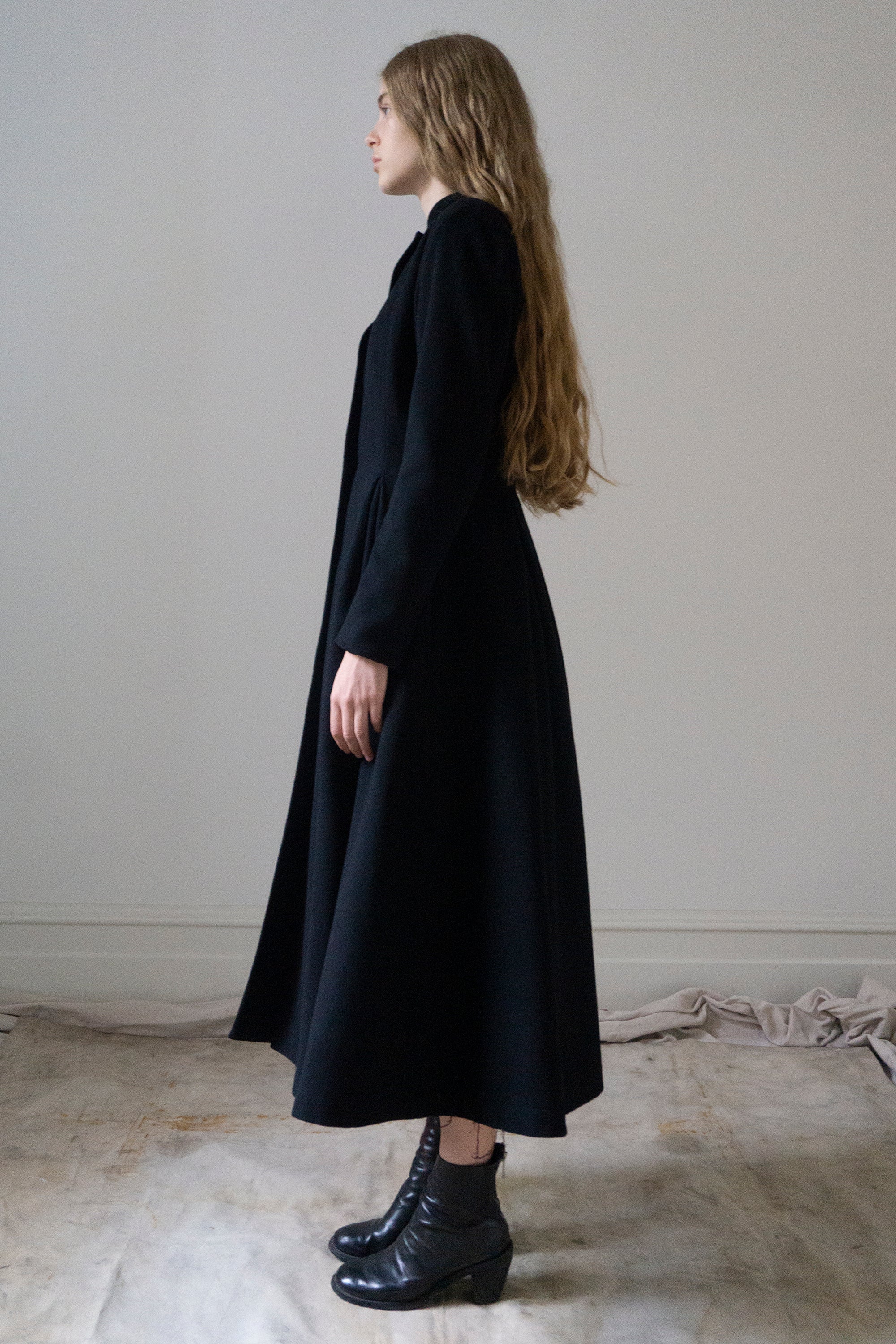 Linnea Wool Coat - Black