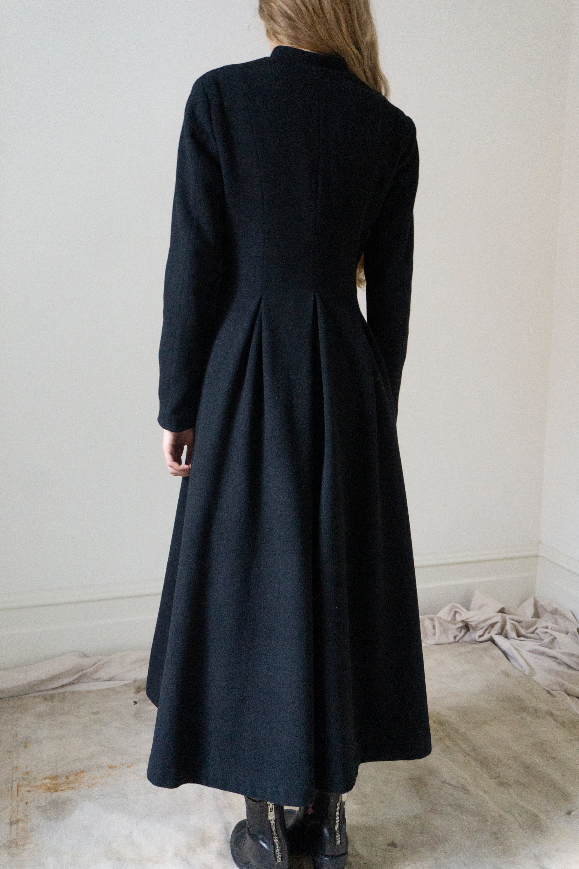Linnea Wool Coat - Black