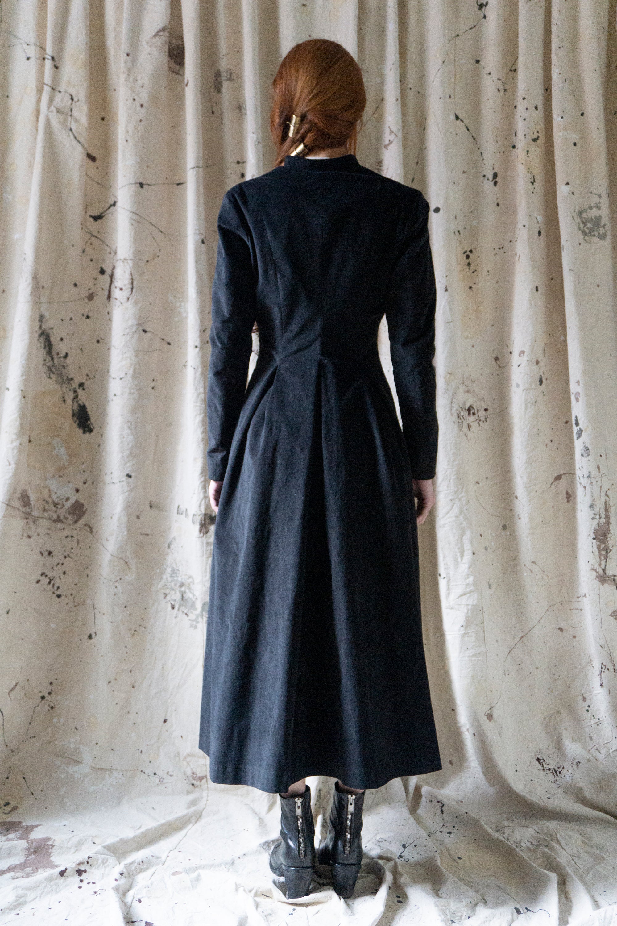 Linnea Coat - Black Velvet