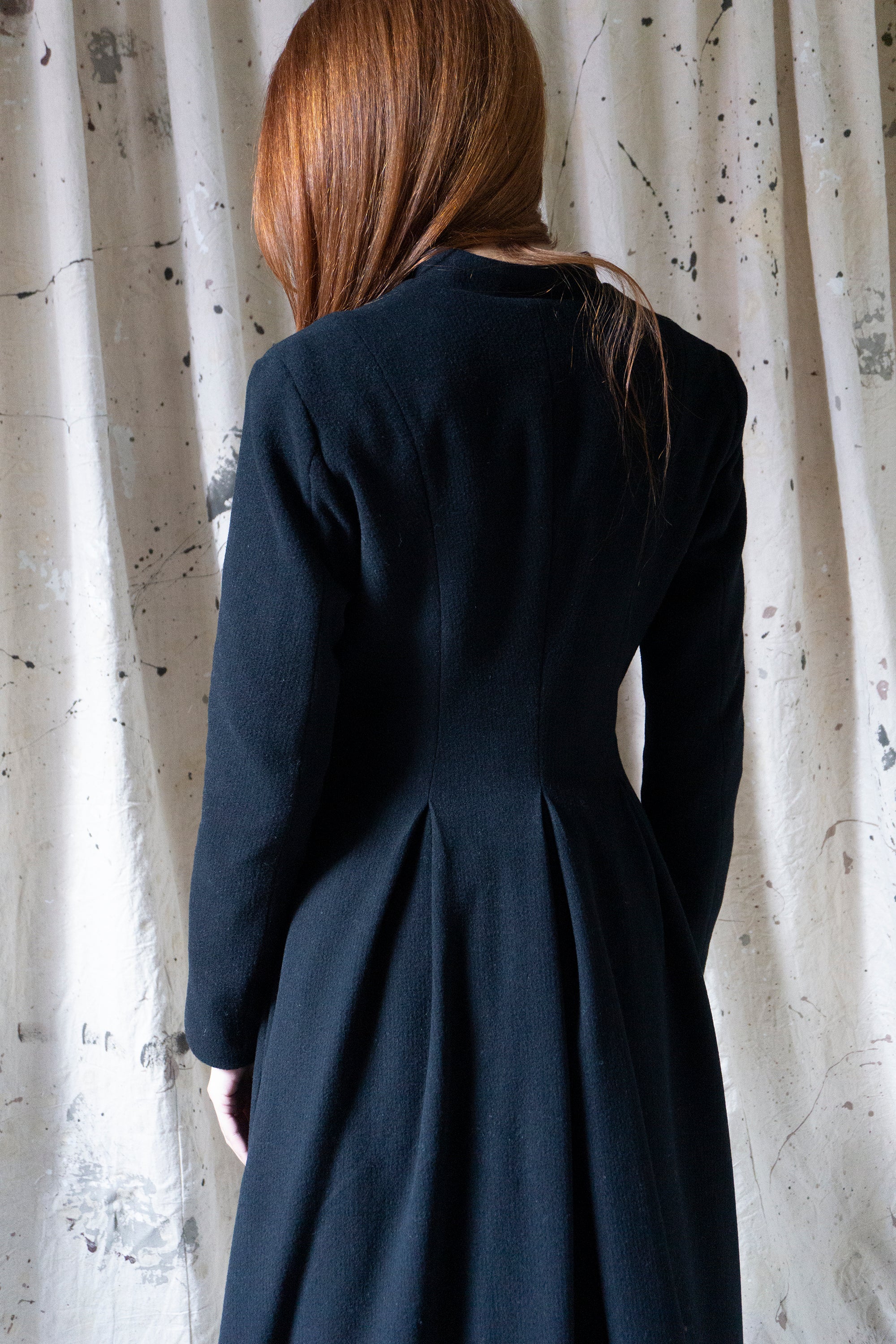 Linnea Wool Coat - Black