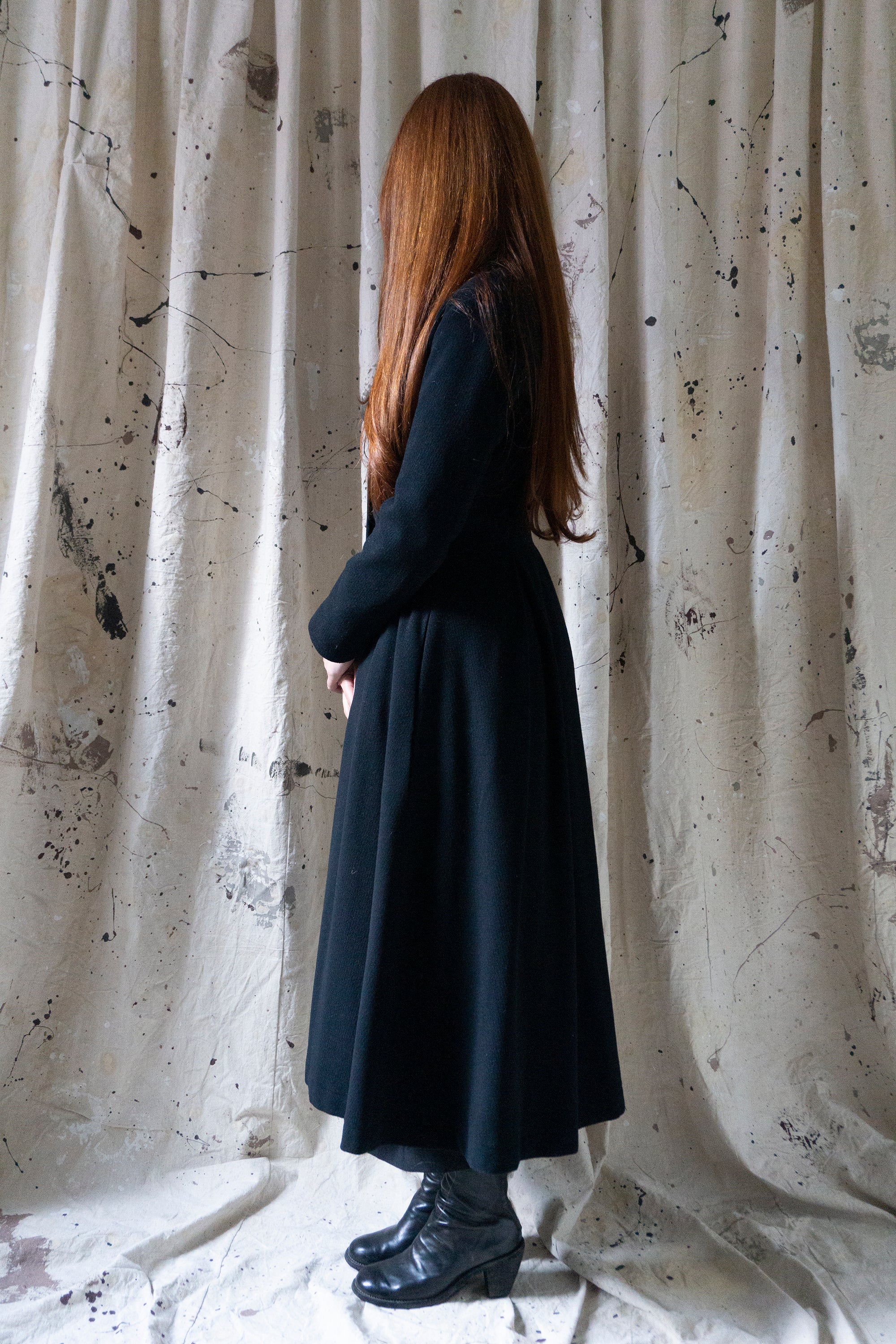 Linnea Wool Coat - Black