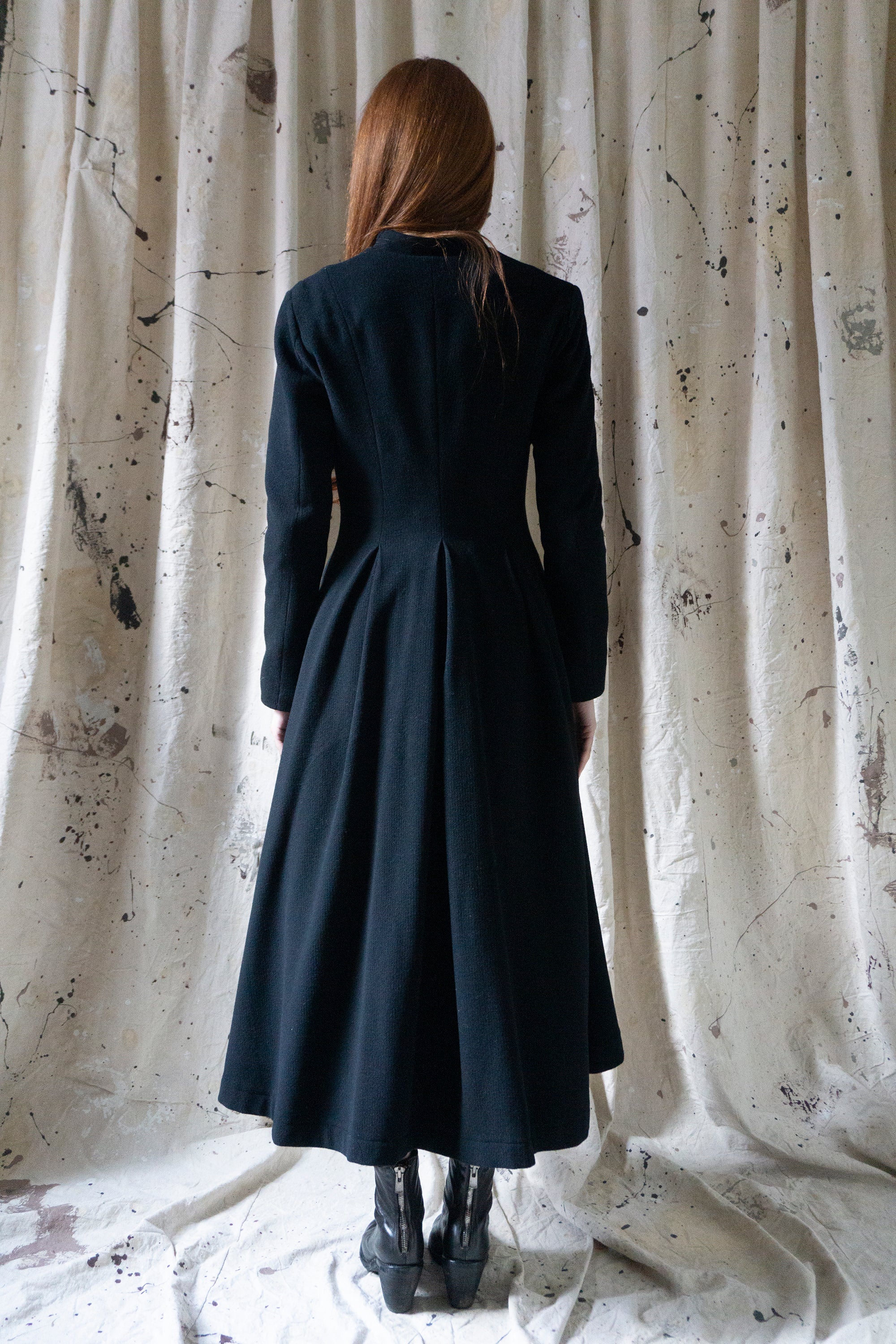 Linnea Wool Coat - Black