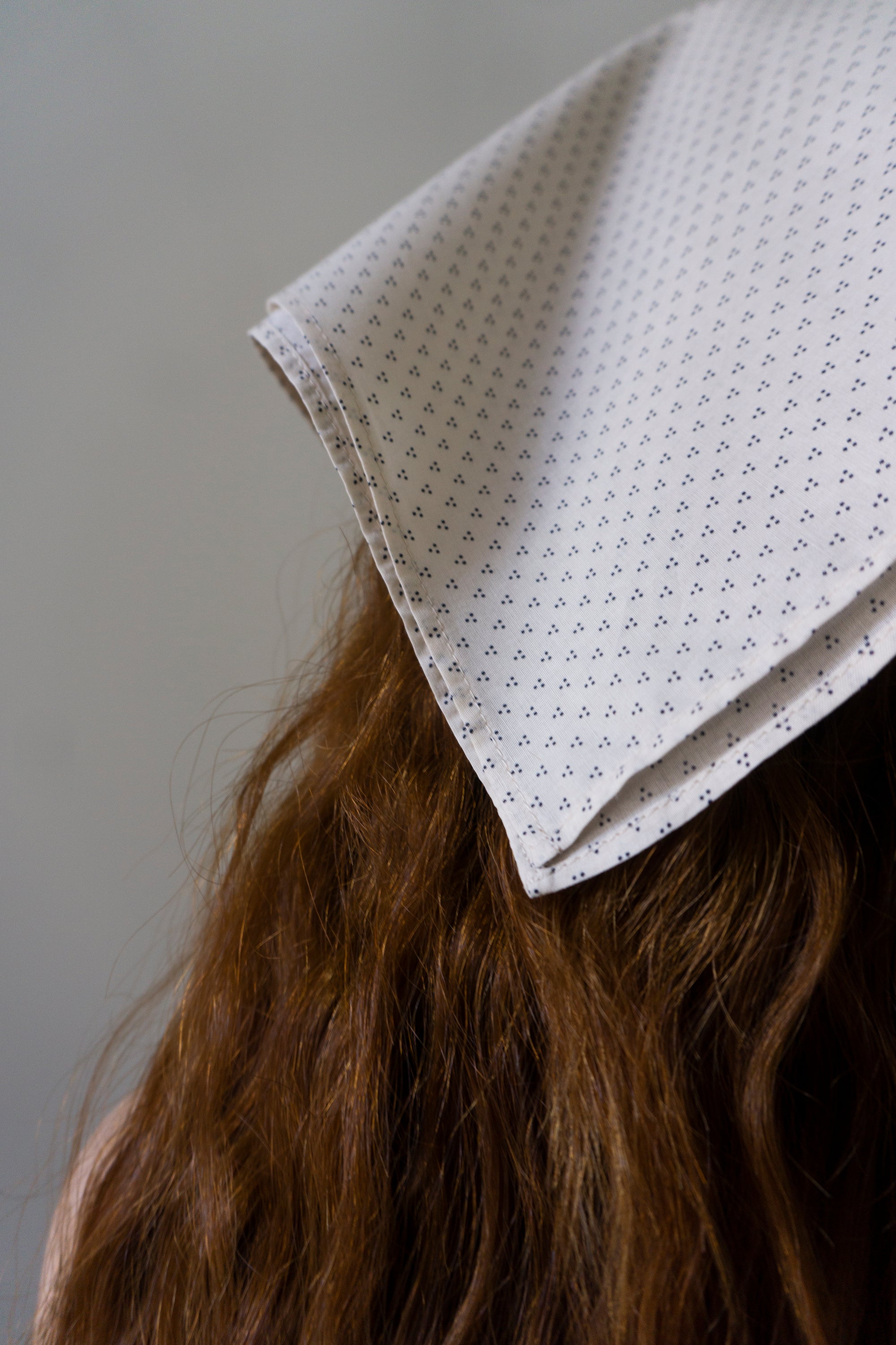 Scarf - White Calico