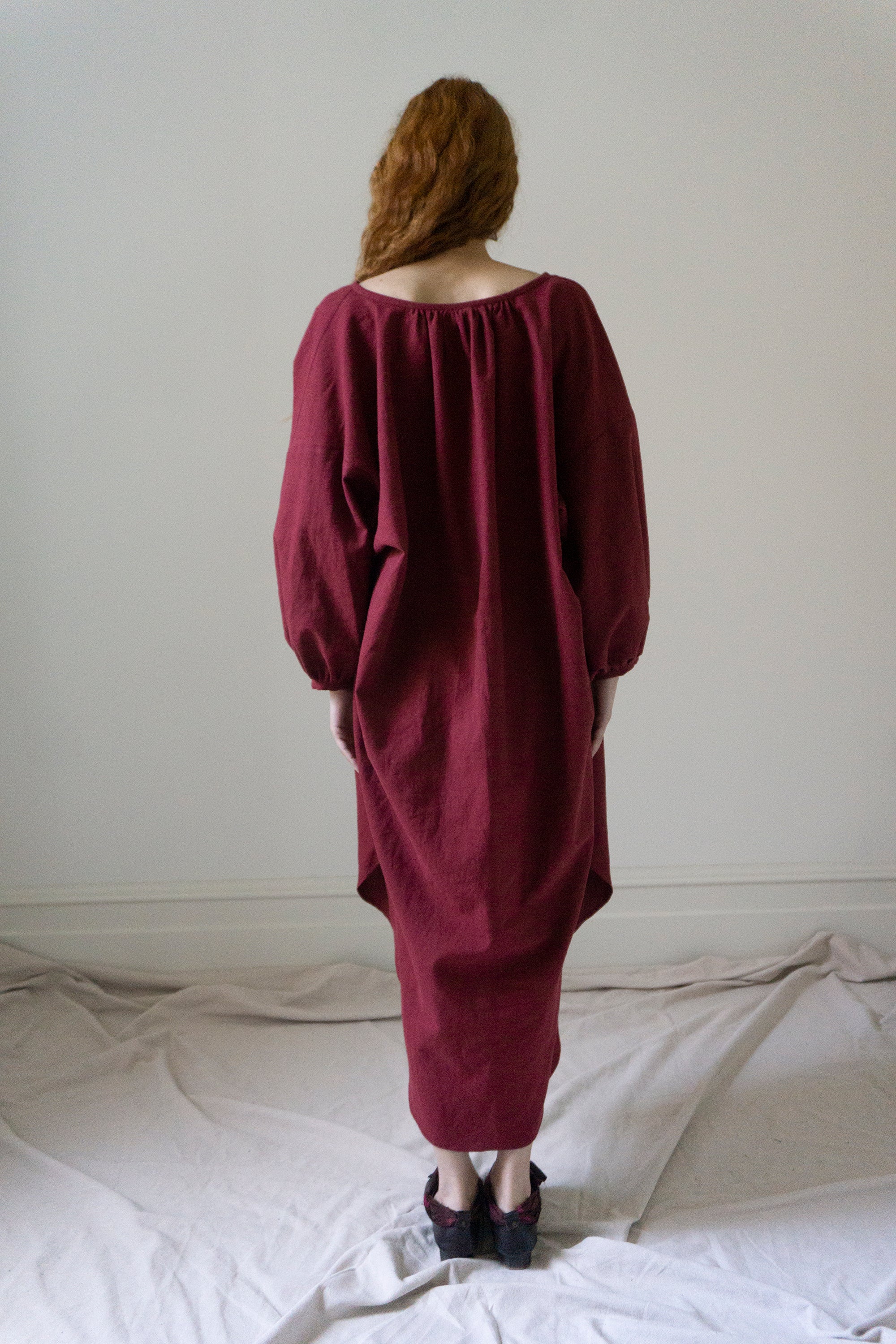 Orion Dress - Dark Red