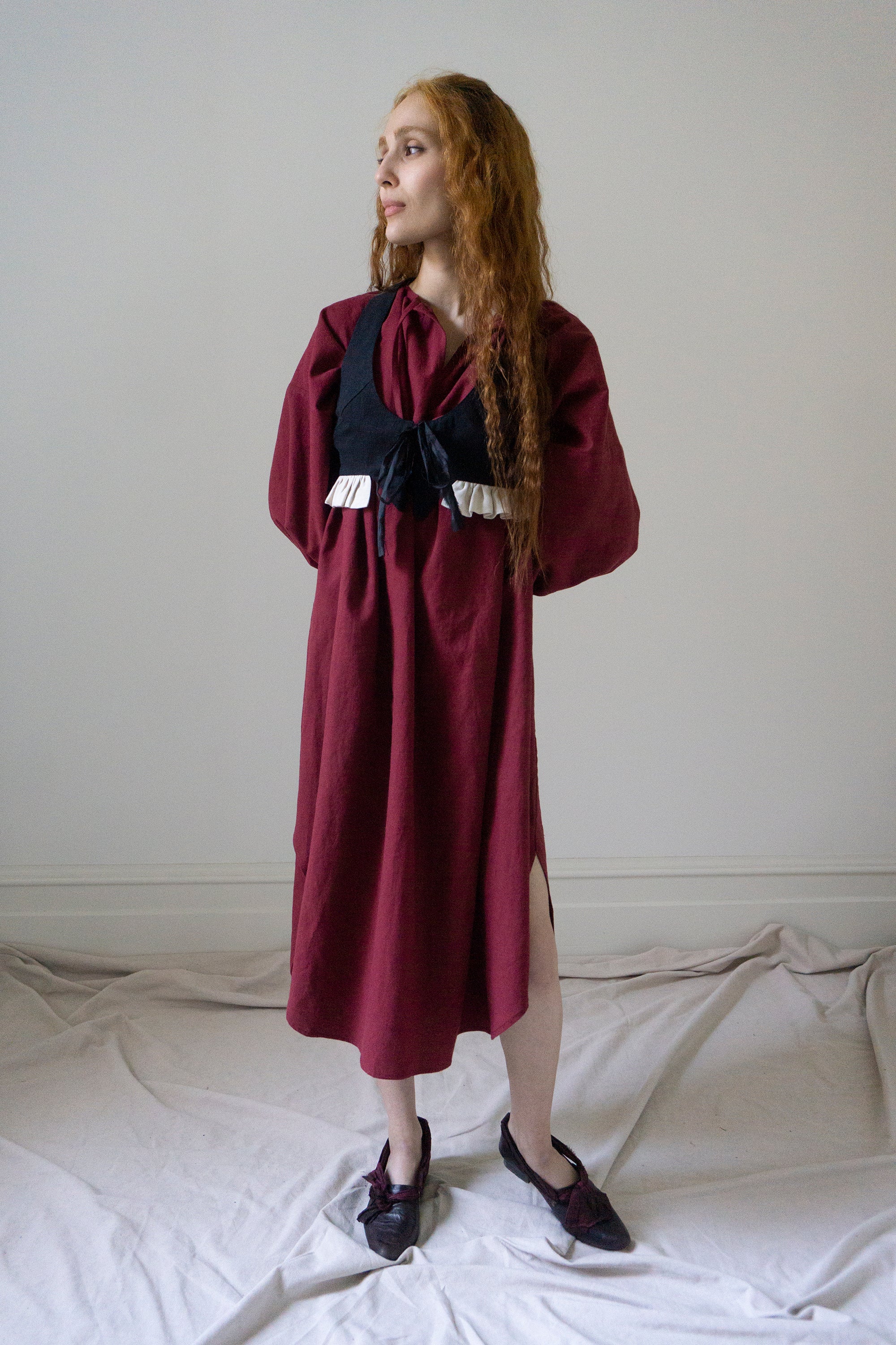 Orion Dress - Dark Red