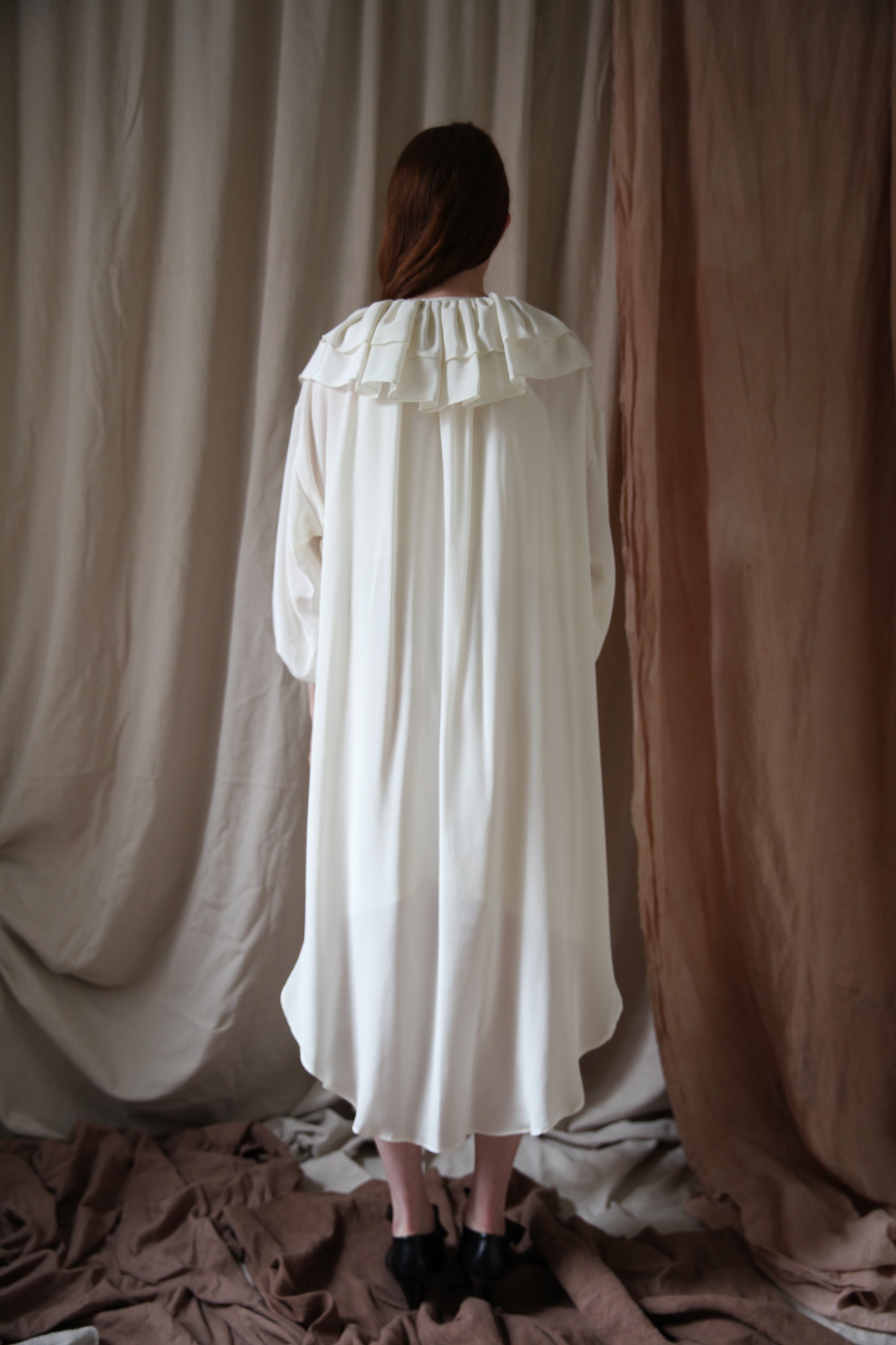 Rosario Dress - Alabaster Silk Crepe