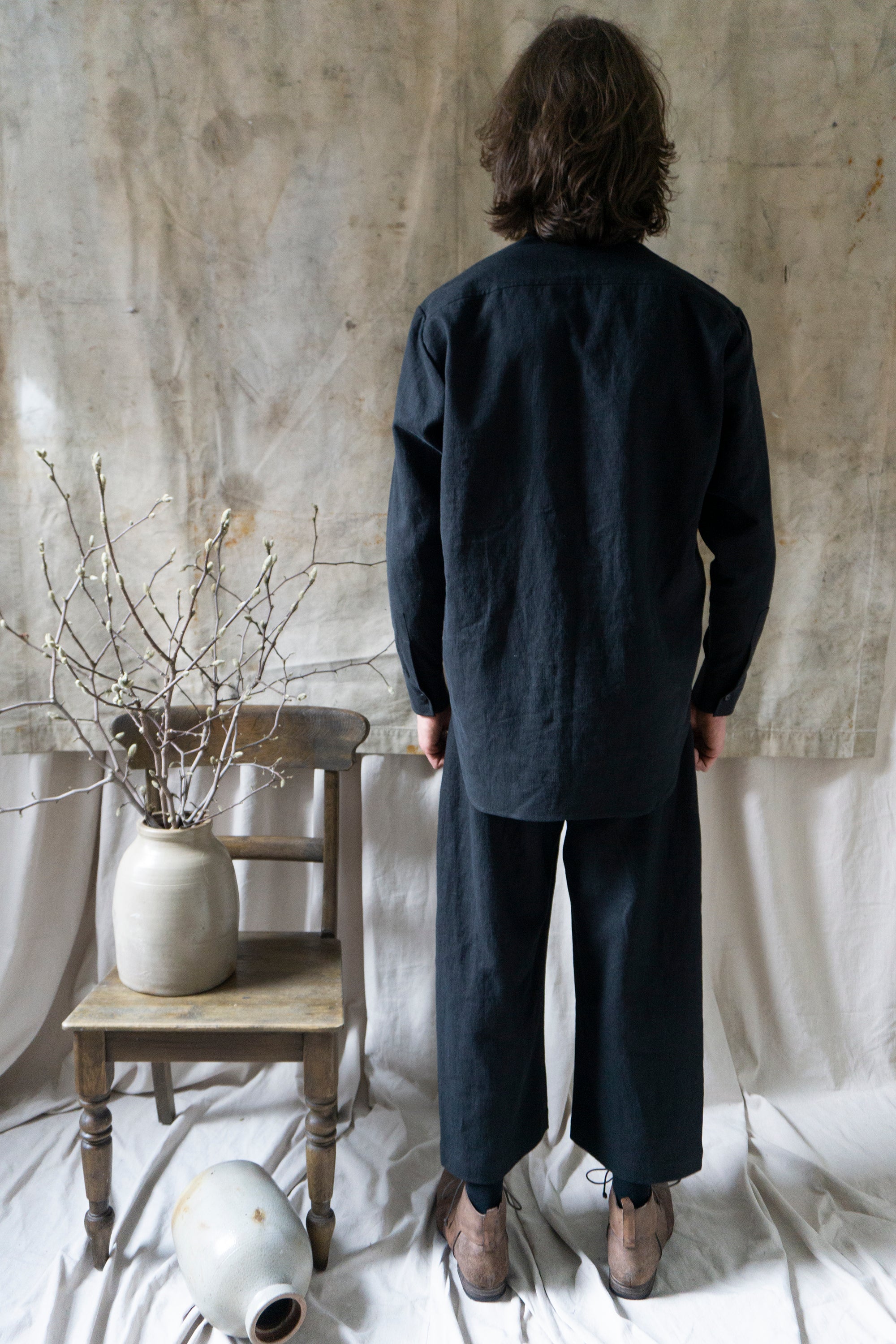 Auden Linen Shirt - Black