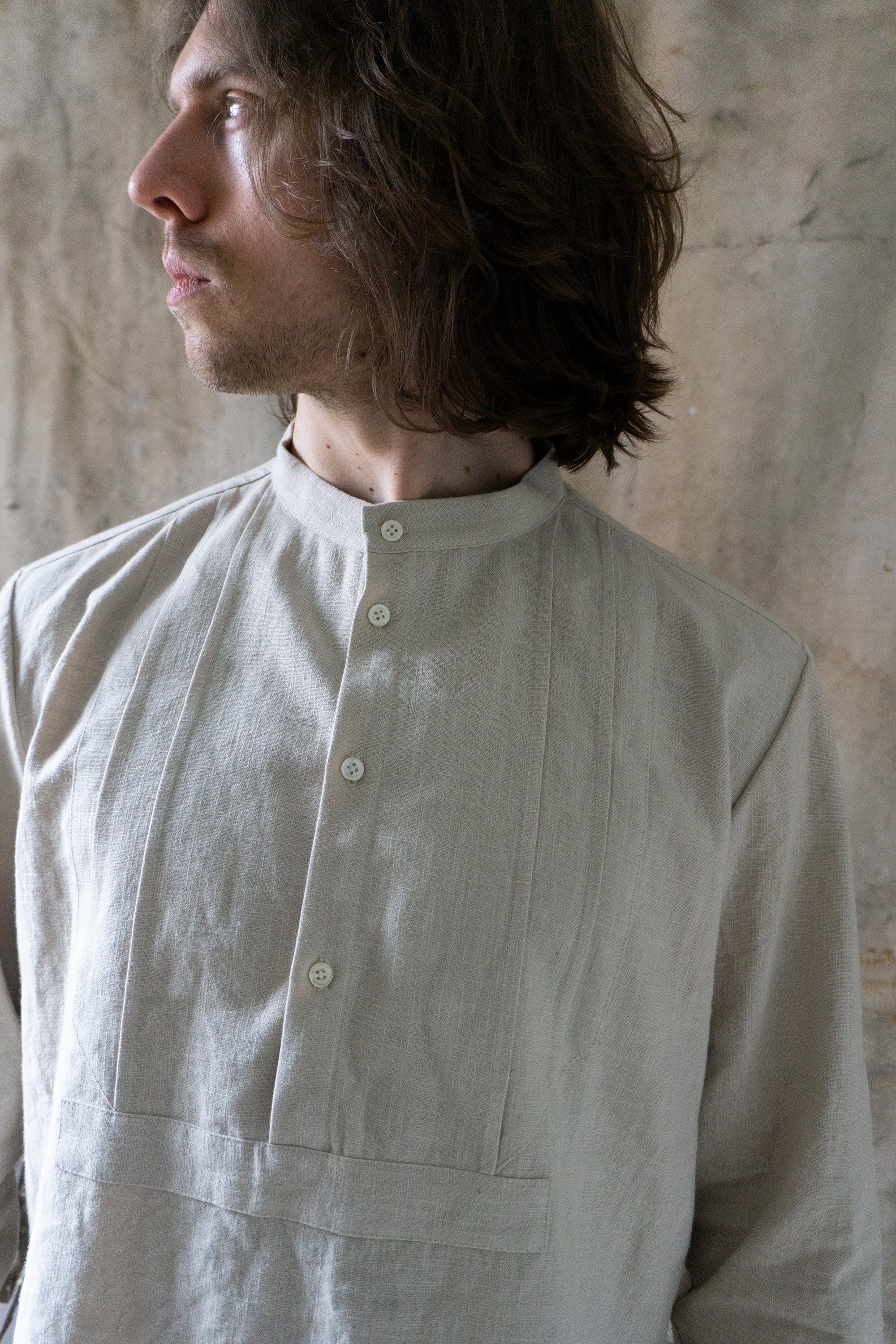 Auden Linen Shirt - Chalk