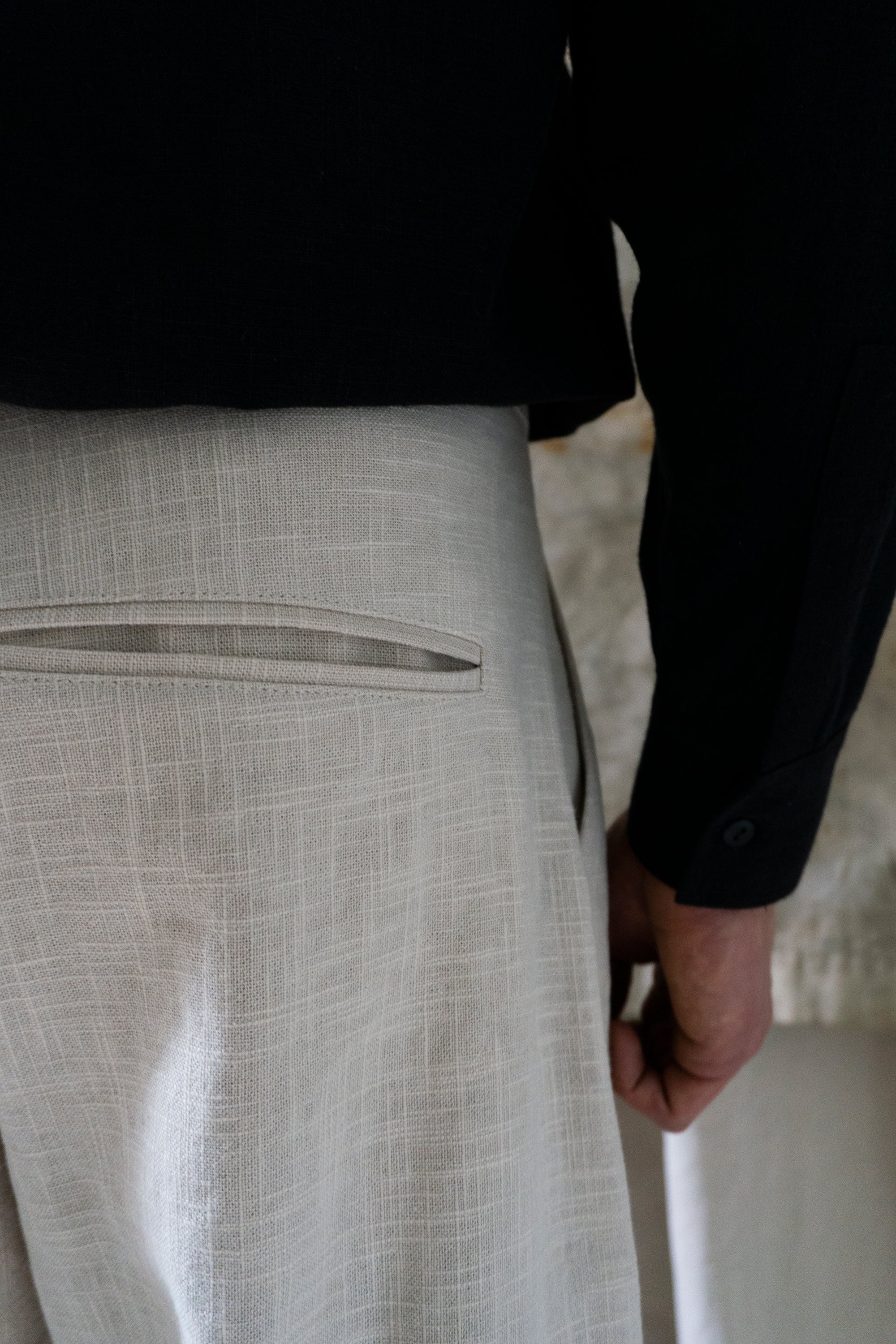 Rimbaud Linen Trousers - Chalk