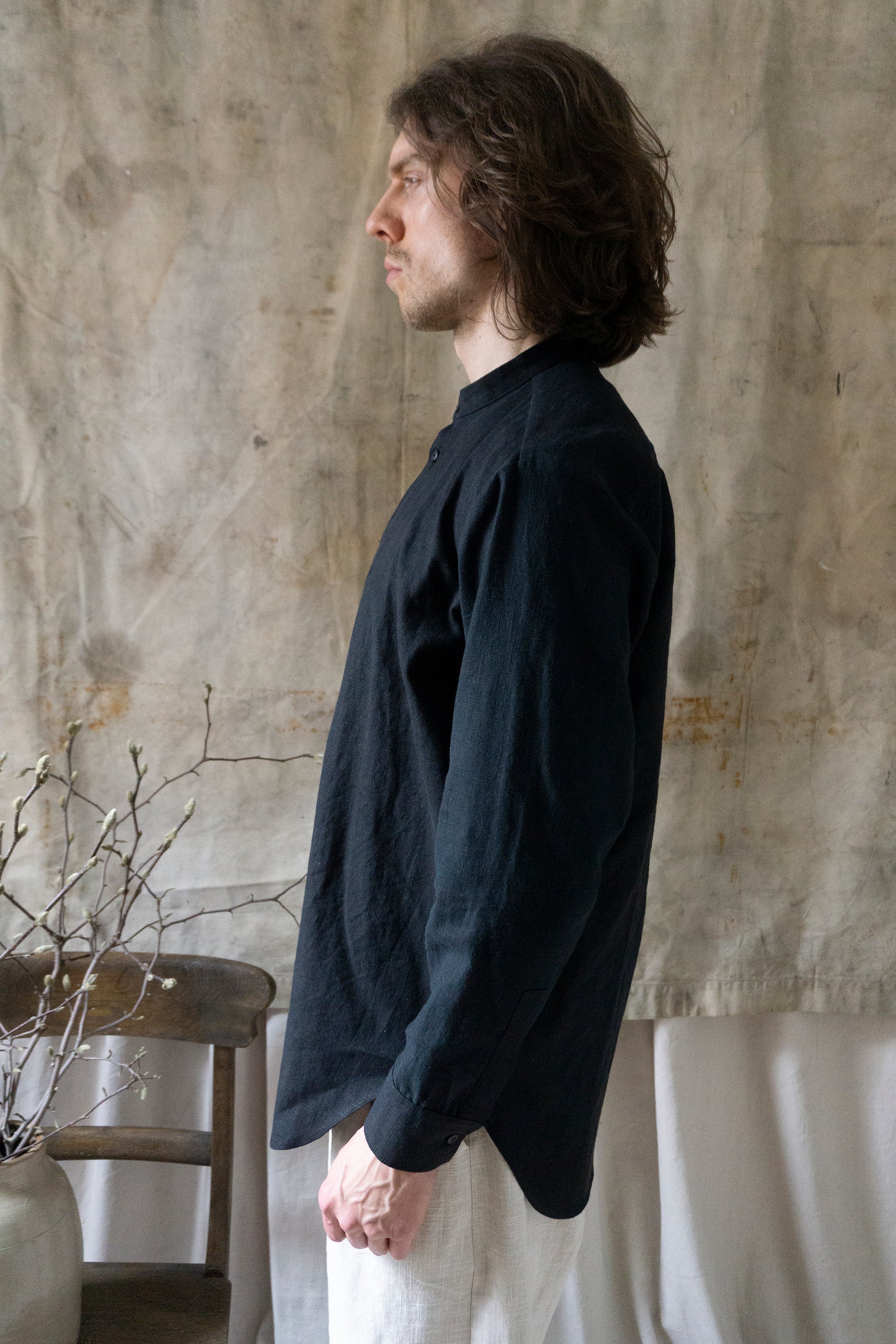 Cohen Linen Shirt - Black