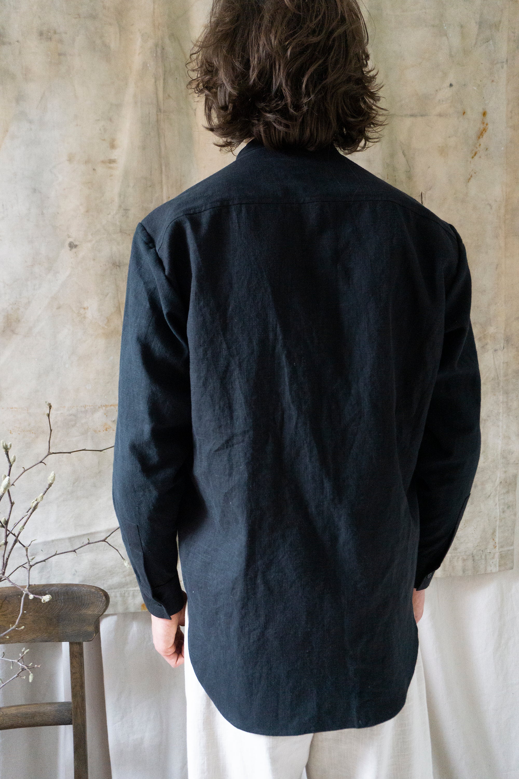 Cohen Linen Shirt - Black