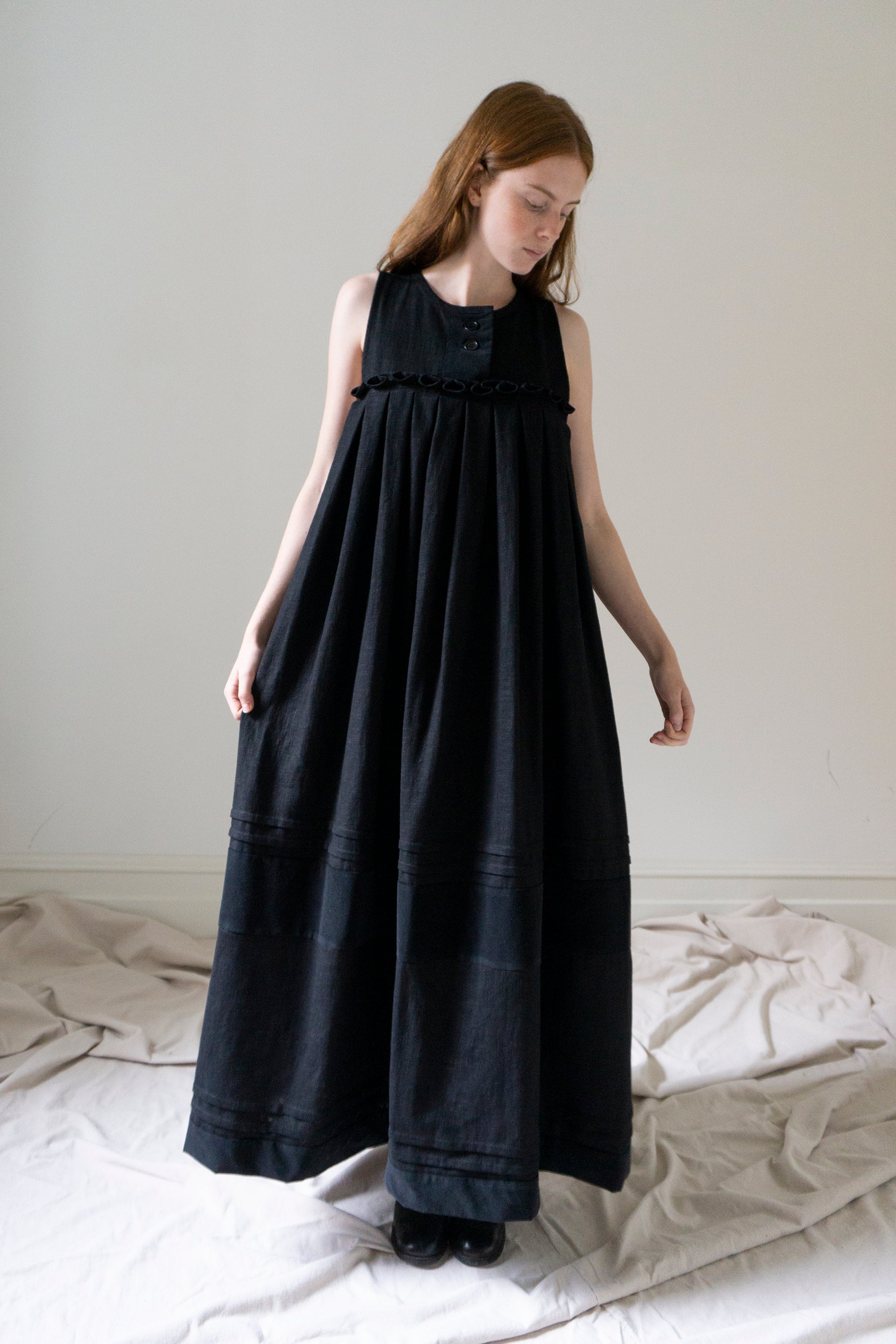 Nadja Dress - Black (SIZE S/M)