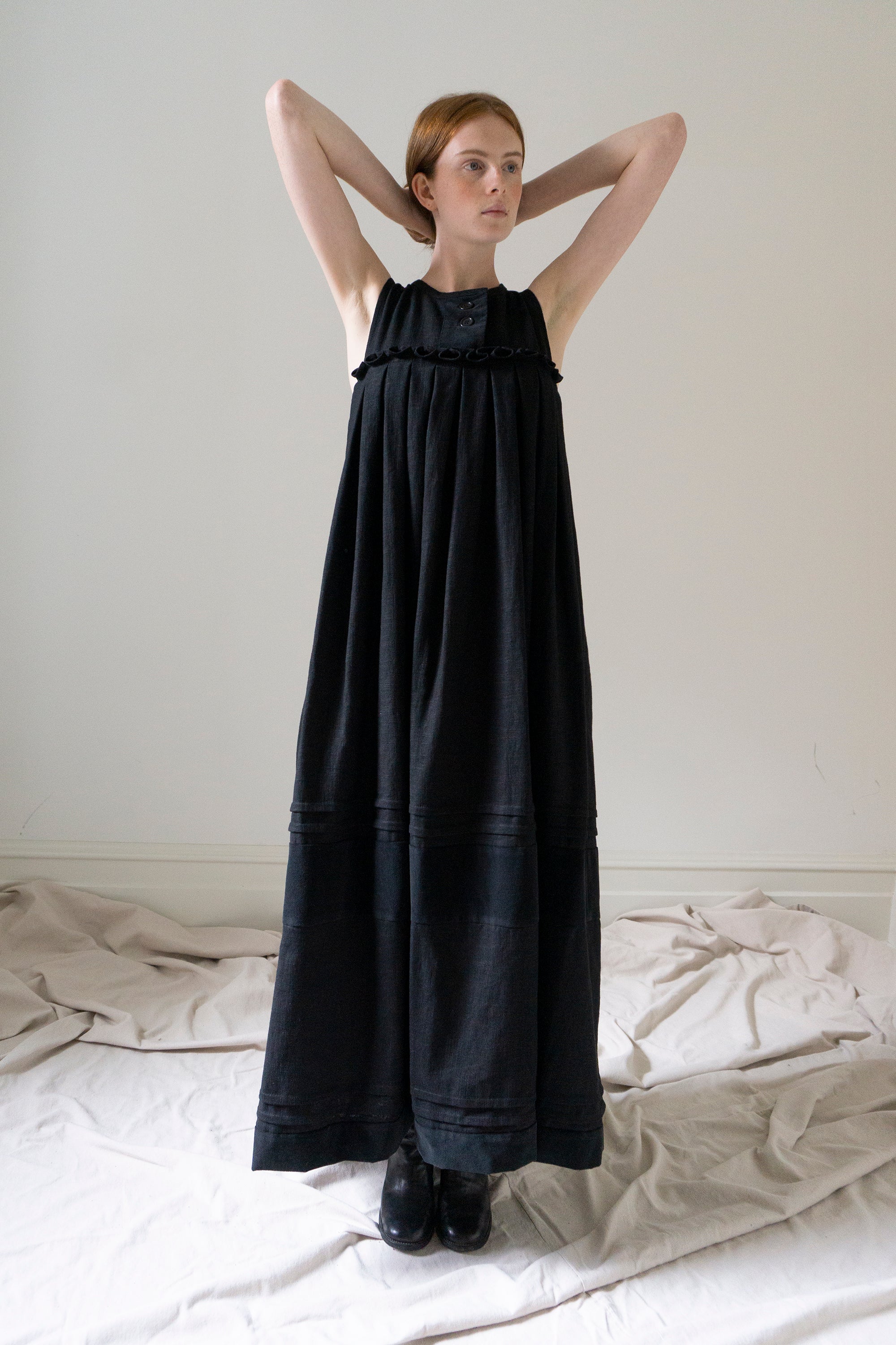 Nadja Dress - Black (SIZE S/M)