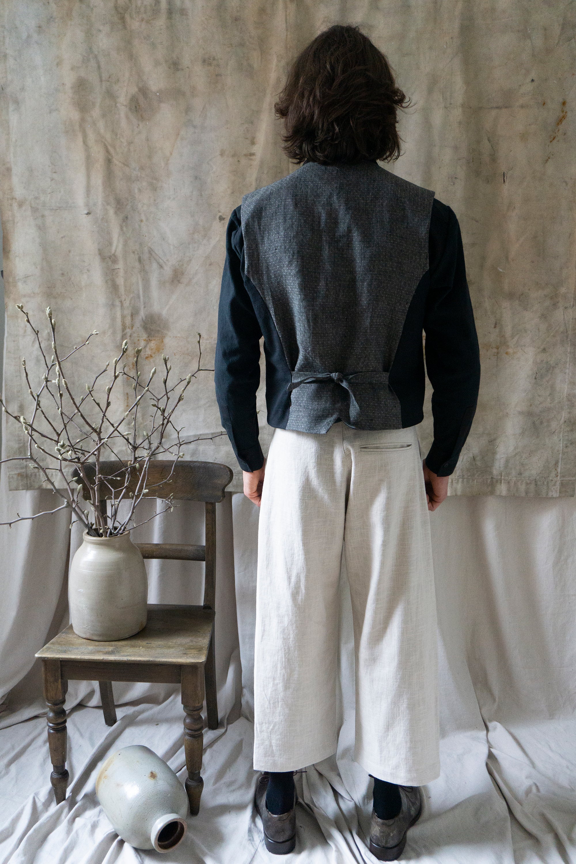 Rilke Linen Waistcoat