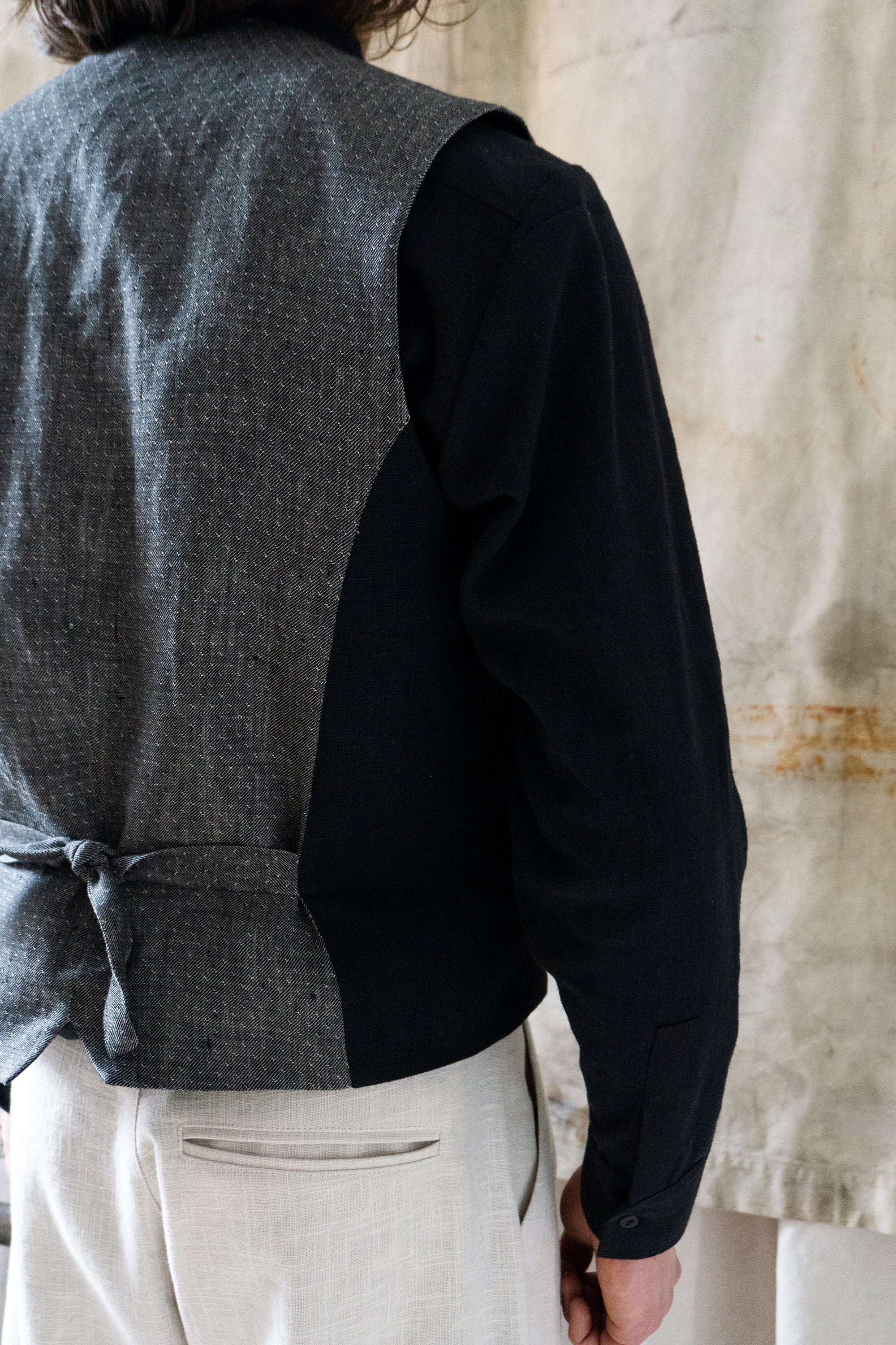 Rilke Linen Waistcoat