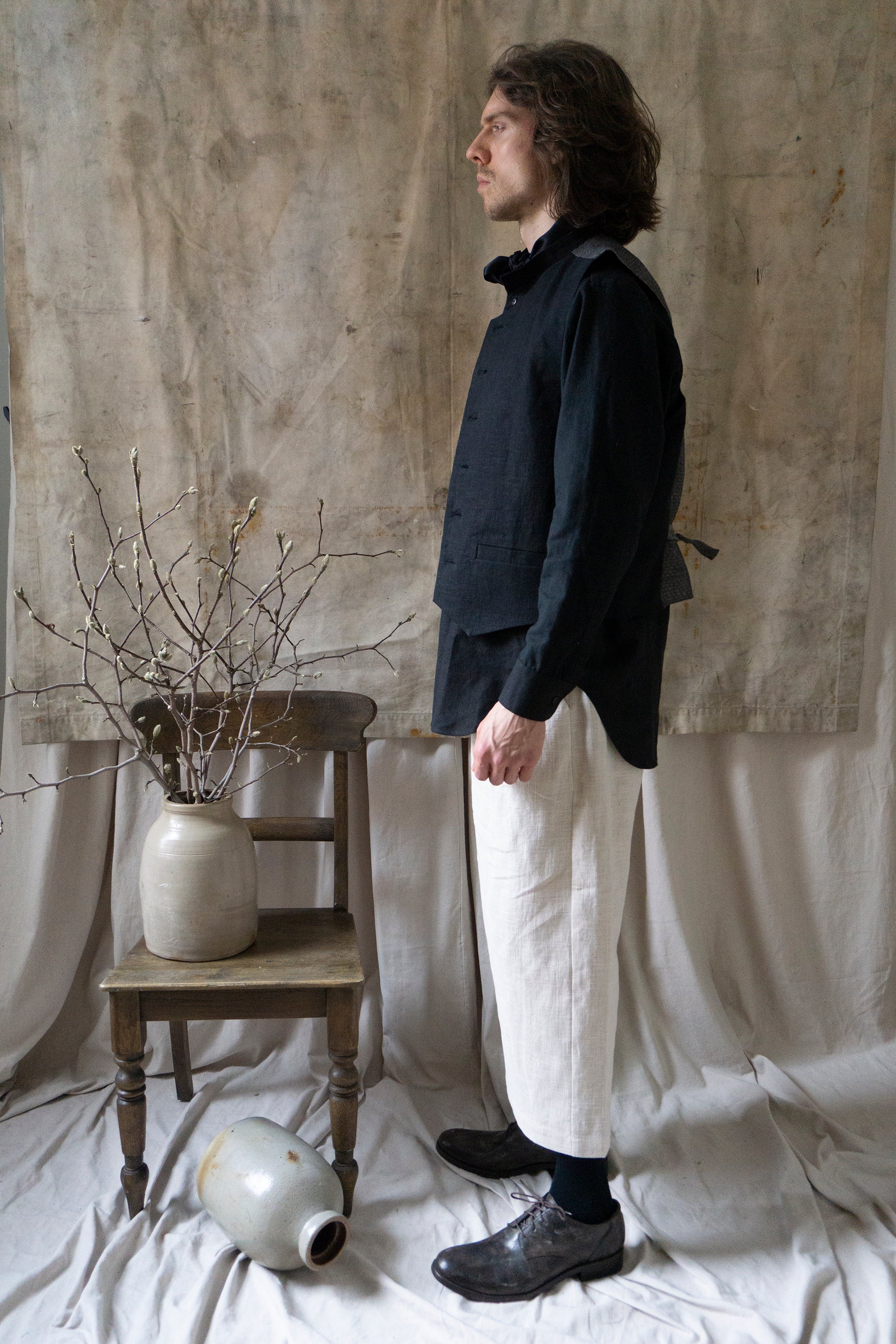 Rilke Linen Waistcoat