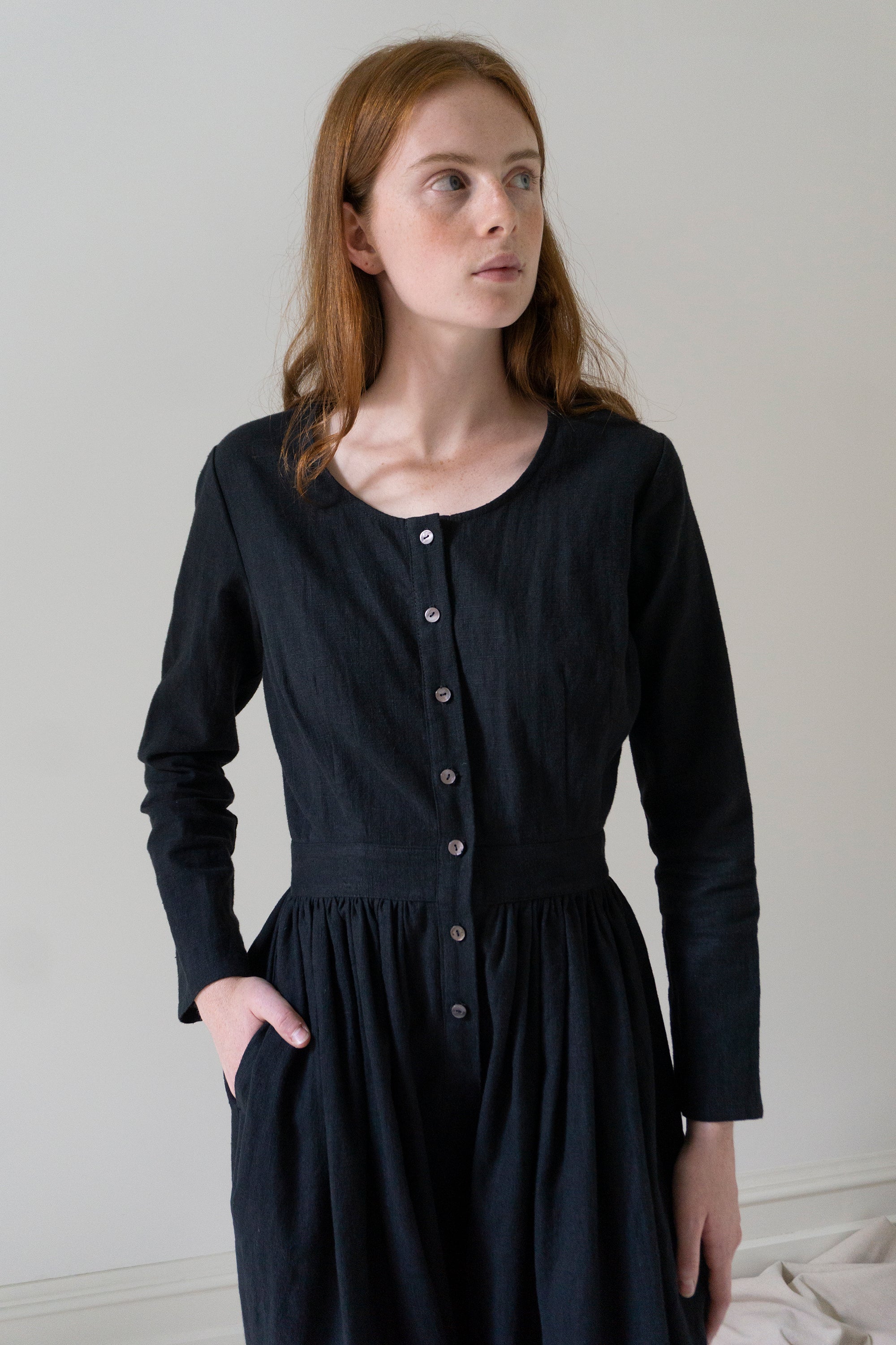 Selby Linen Jumpsuit - Black