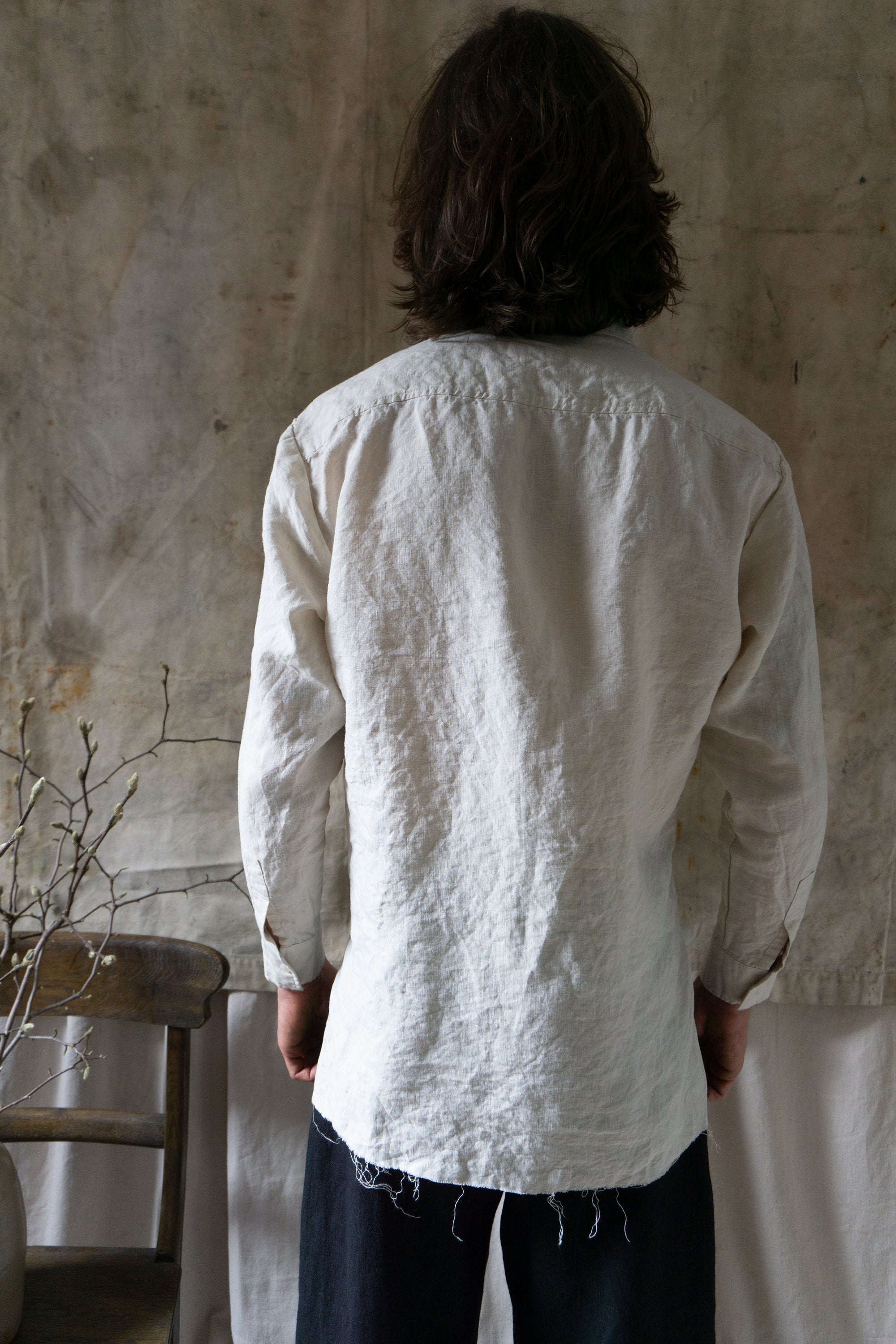 Thomas Linen Shirt - Salt